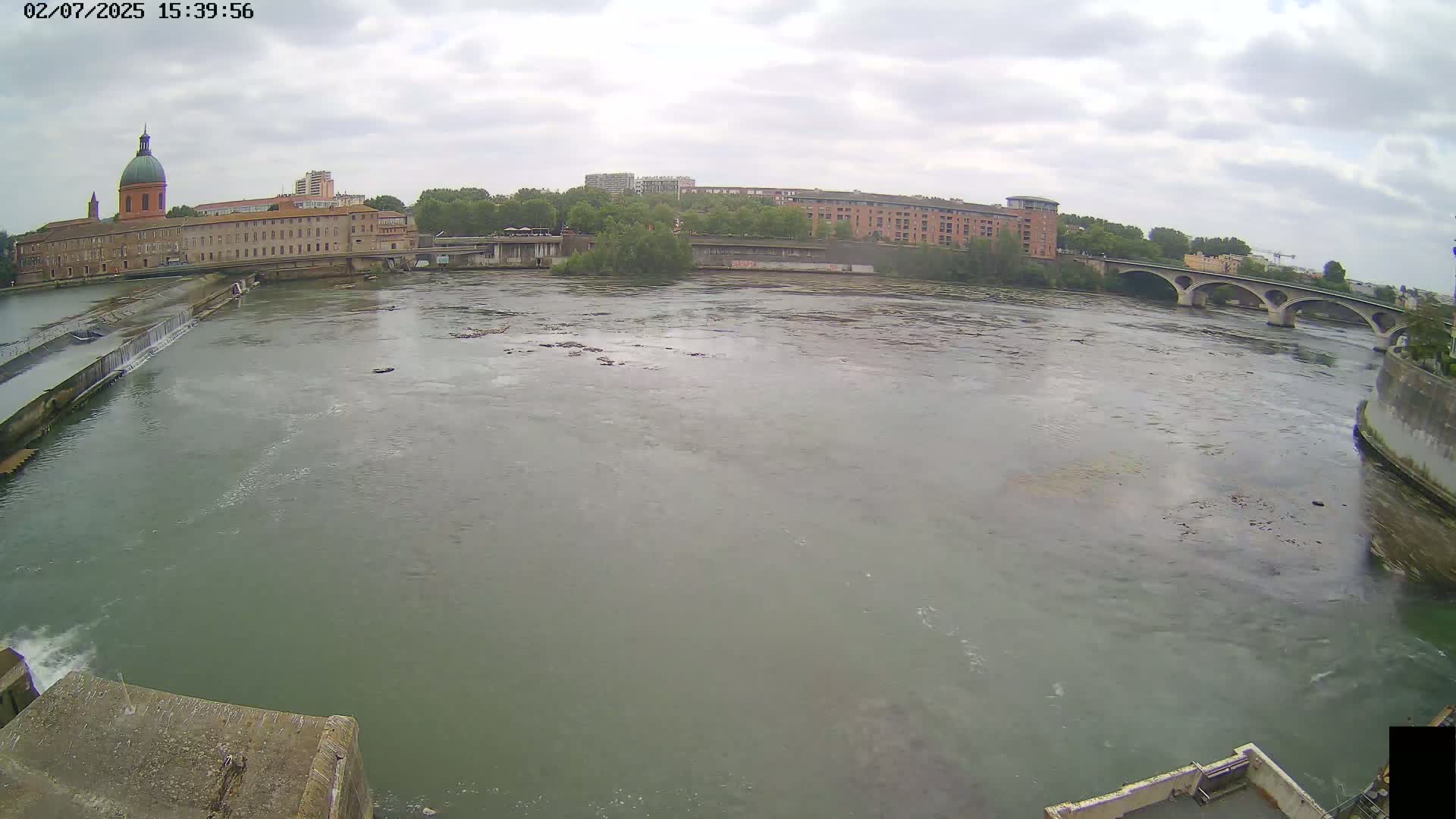 Toulouse City & Garonne River Live Cam - Toulouse, Haute-Garonne, Occitanie, France