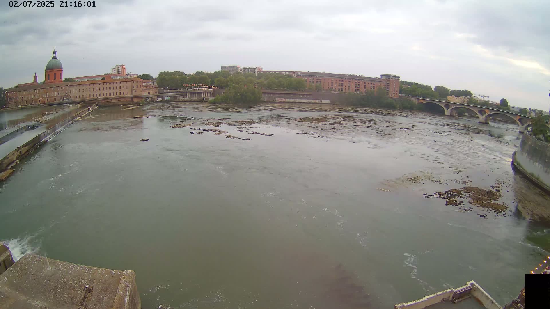 Toulouse City & Garonne River Live Cam - Toulouse, Haute-Garonne, Occitanie, France