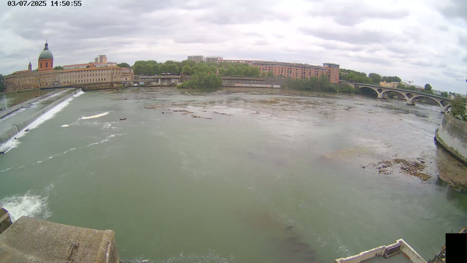 Toulouse City & Garonne River Live Cam - Toulouse, Haute-Garonne, Occitanie, France