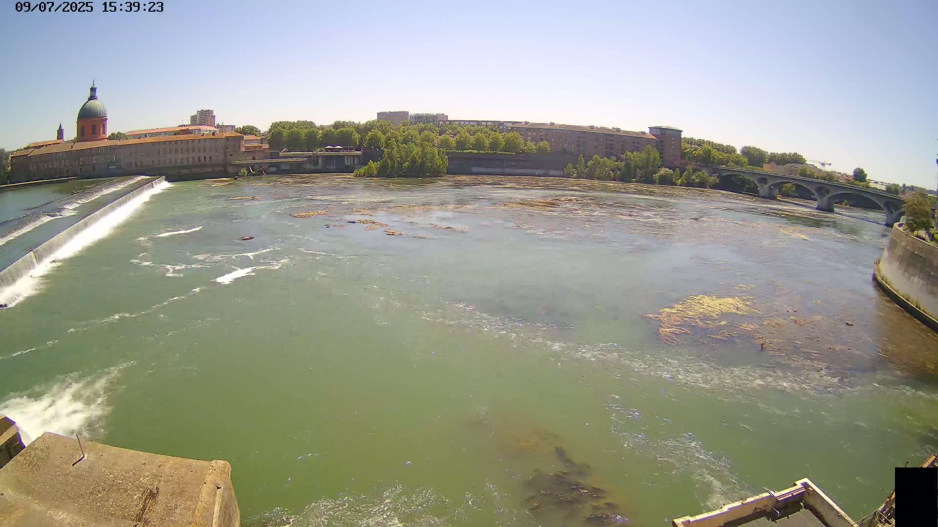 Toulouse City & Garonne River Live Cam - Toulouse, Haute-Garonne, Occitanie, France