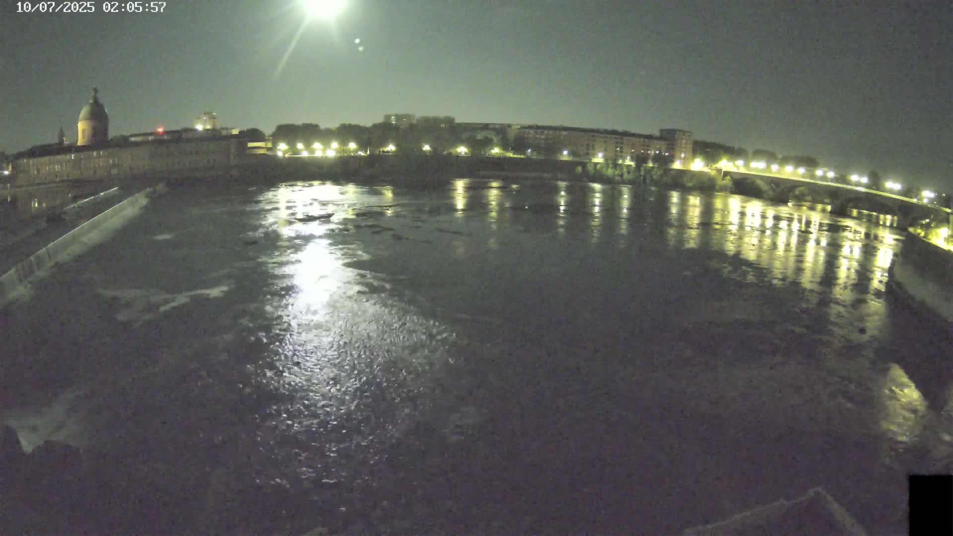 Toulouse City & Garonne River Live Cam - Toulouse, Haute-Garonne, Occitanie, France