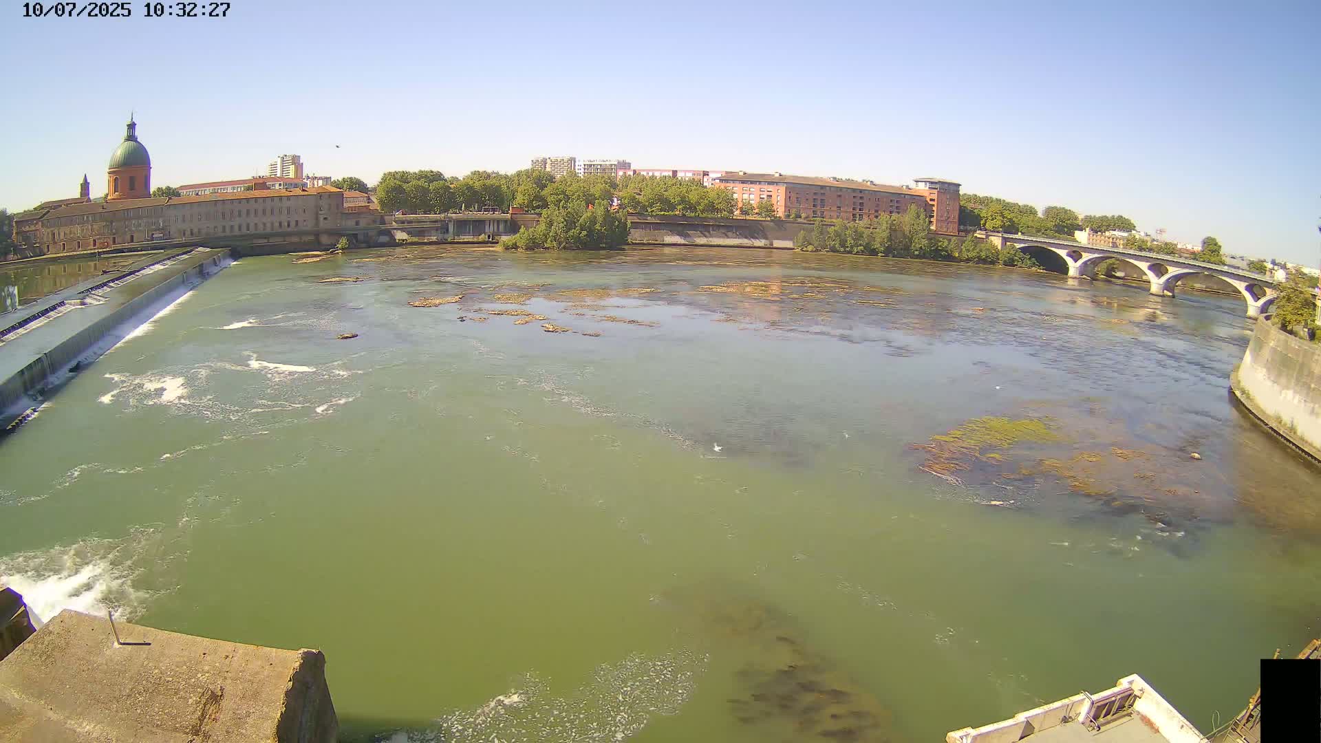 Toulouse City & Garonne River Live Cam - Toulouse, Haute-Garonne, Occitanie, France