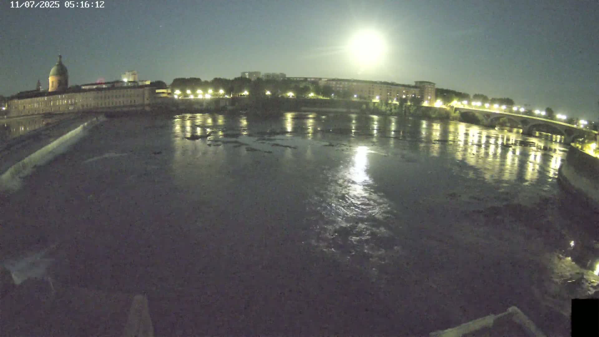 Toulouse City & Garonne River Live Cam - Toulouse, Haute-Garonne, Occitanie, France