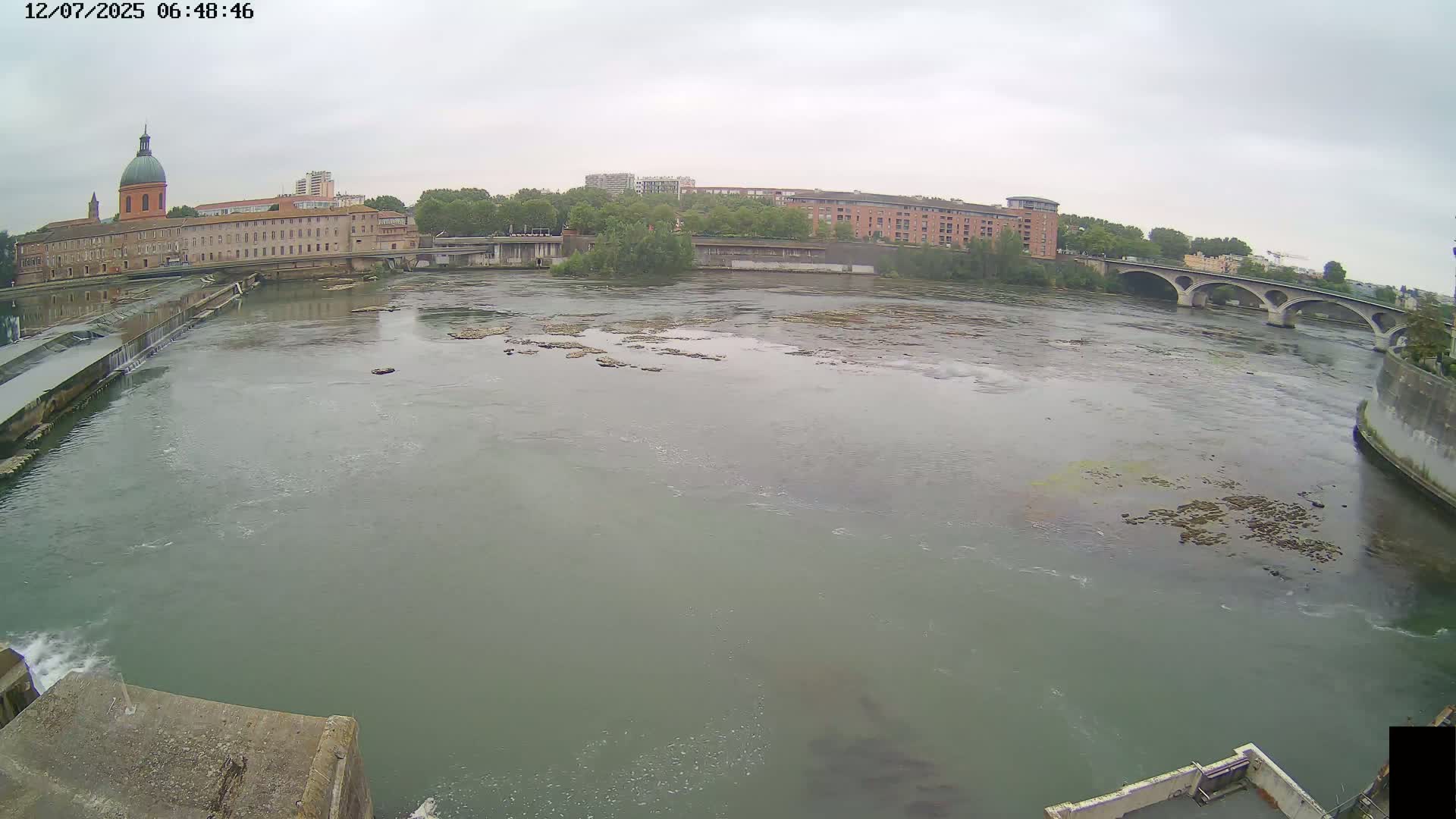 Toulouse City & Garonne River Live Cam - Toulouse, Haute-Garonne, Occitanie, France