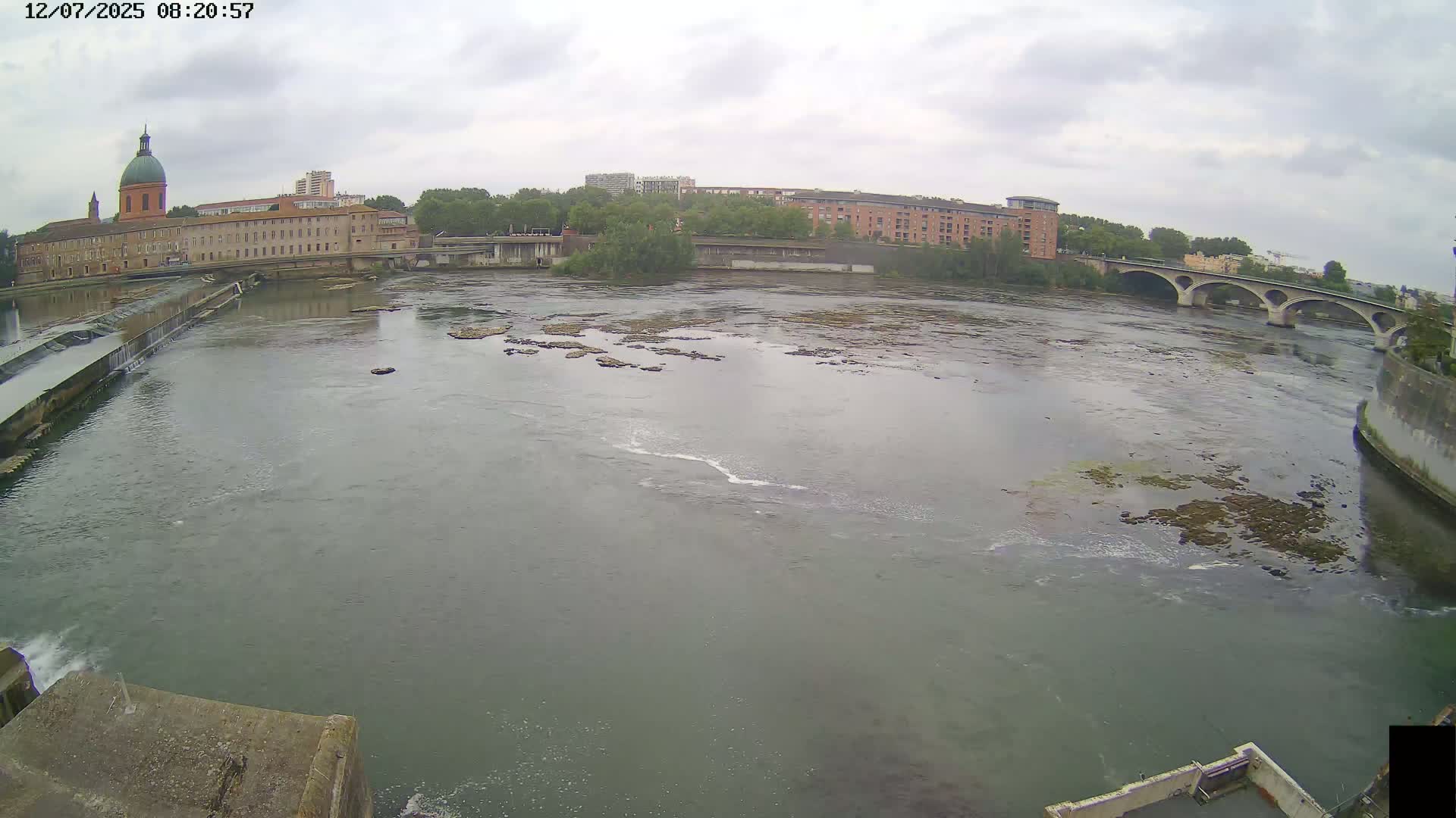 Toulouse City & Garonne River Live Cam - Toulouse, Haute-Garonne, Occitanie, France
