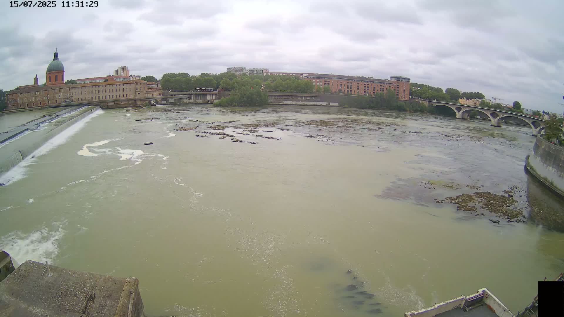 Toulouse City & Garonne River Live Cam - Toulouse, Haute-Garonne, Occitanie, France