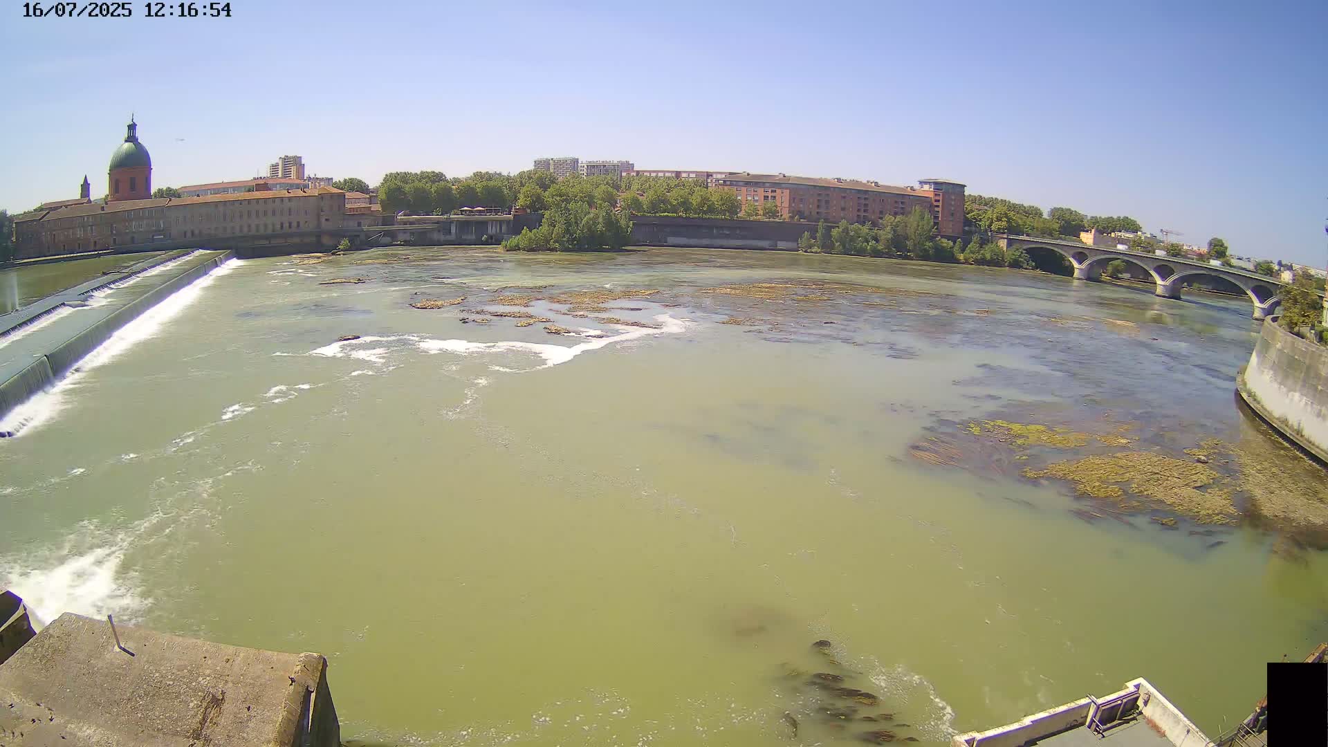 Toulouse City & Garonne River Live Cam - Toulouse, Haute-Garonne, Occitanie, France