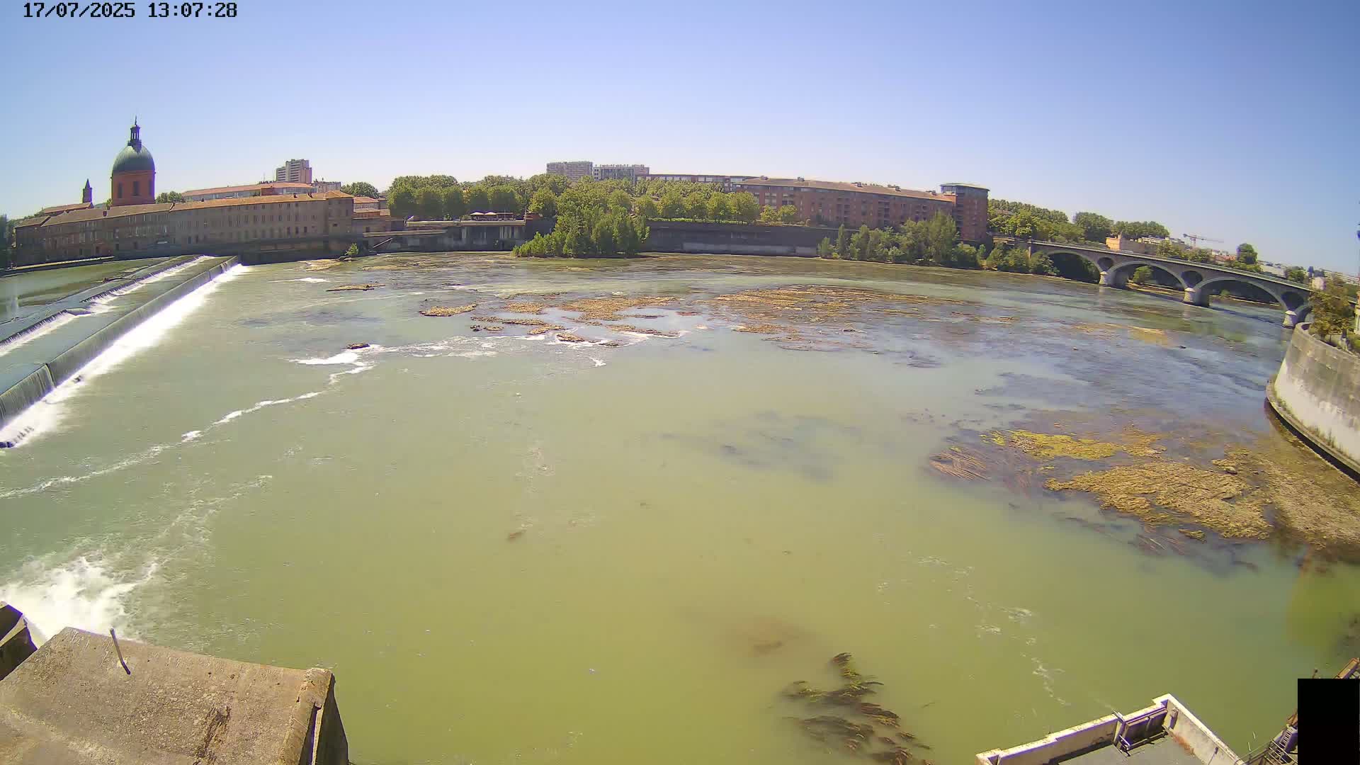 Toulouse City & Garonne River Live Cam - Toulouse, Haute-Garonne, Occitanie, France