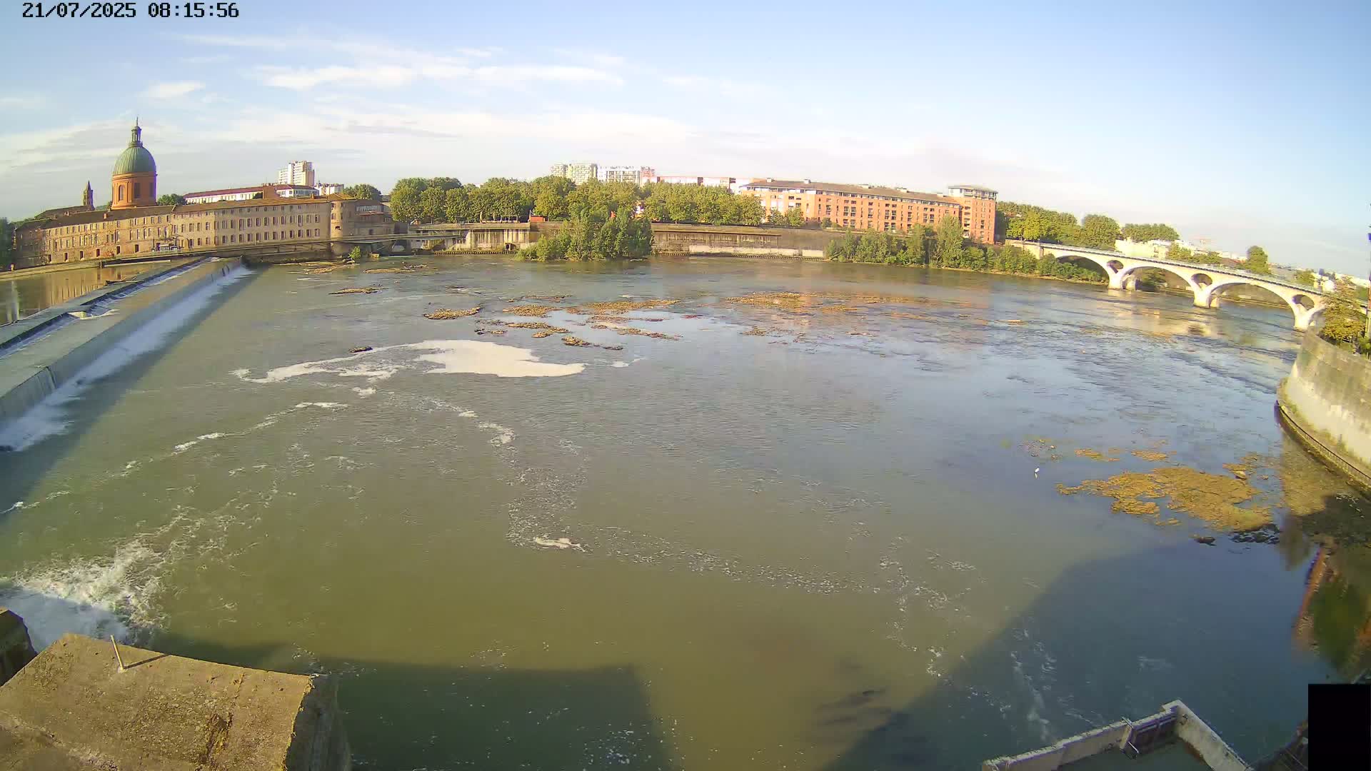 Toulouse City & Garonne River Live Cam - Toulouse, Haute-Garonne, Occitanie, France