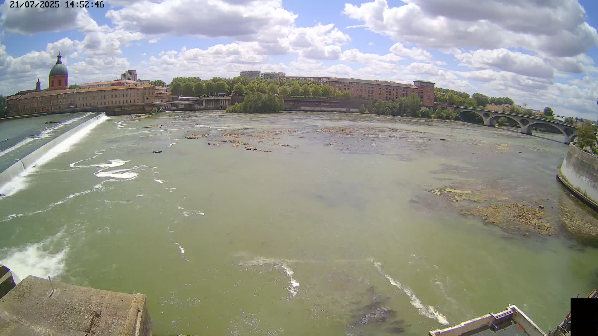 Toulouse City & Garonne River Live Cam - Toulouse, Haute-Garonne, Occitanie, France