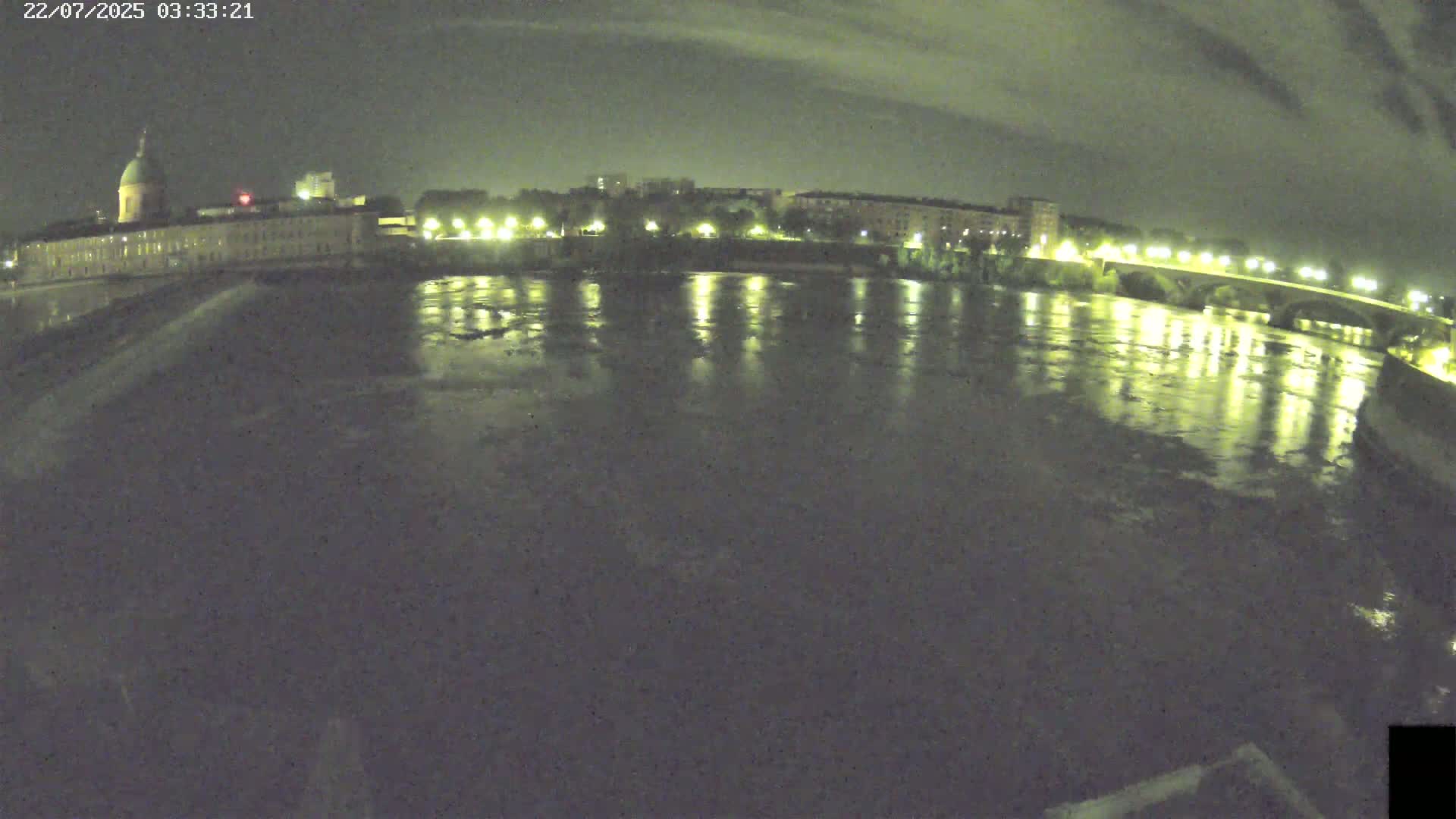 Toulouse City & Garonne River Live Cam - Toulouse, Haute-Garonne, Occitanie, France