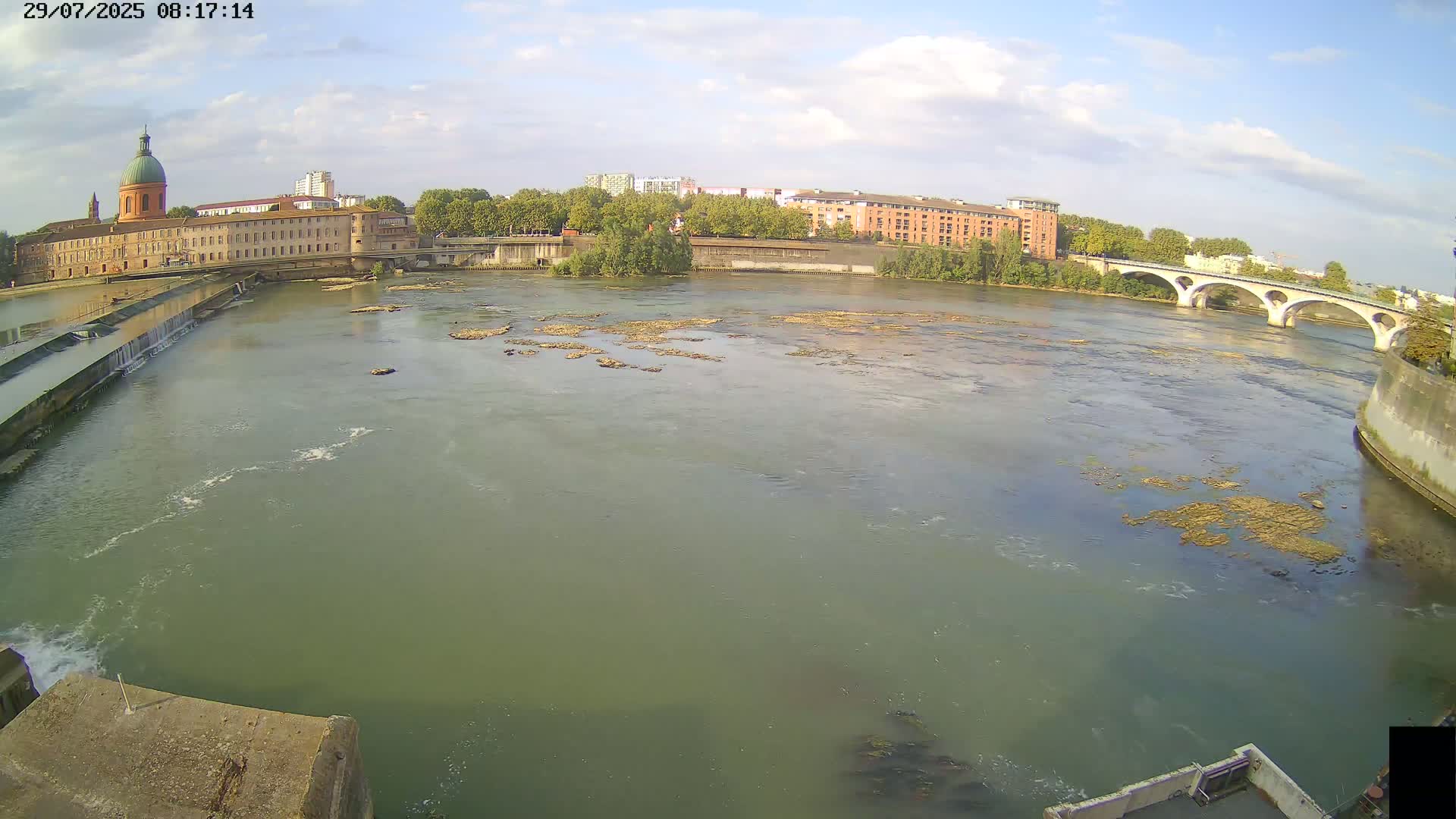 Toulouse City & Garonne River Live Cam - Toulouse, Haute-Garonne, Occitanie, France