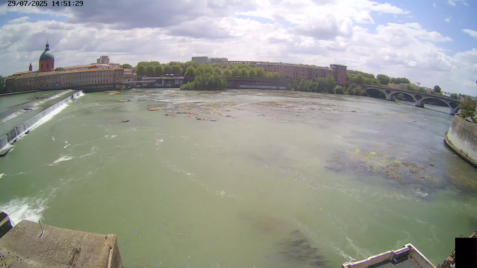 Toulouse City & Garonne River Live Cam - Toulouse, Haute-Garonne, Occitanie, France