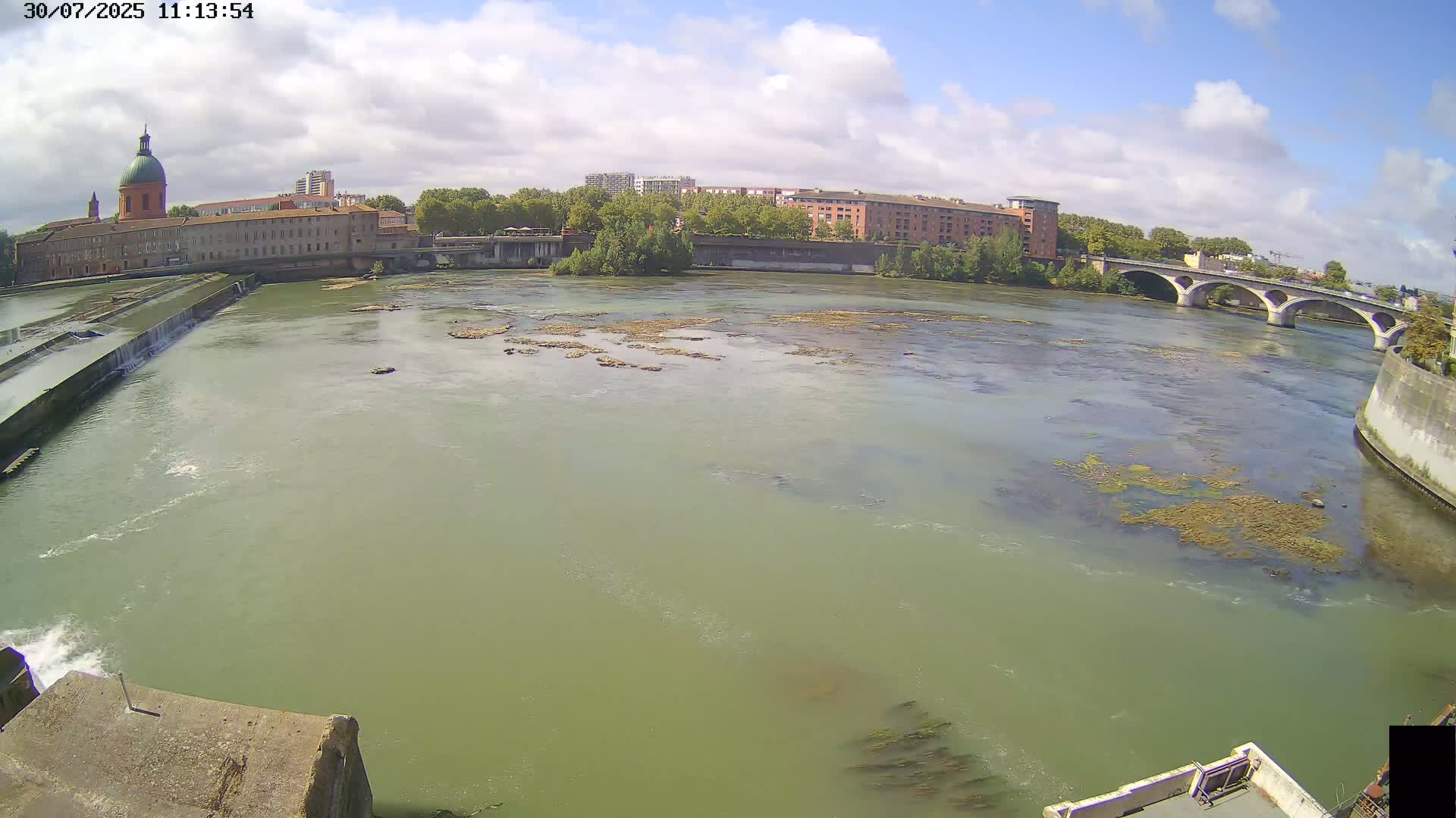 Toulouse City & Garonne River Live Cam - Toulouse, Haute-Garonne, Occitanie, France