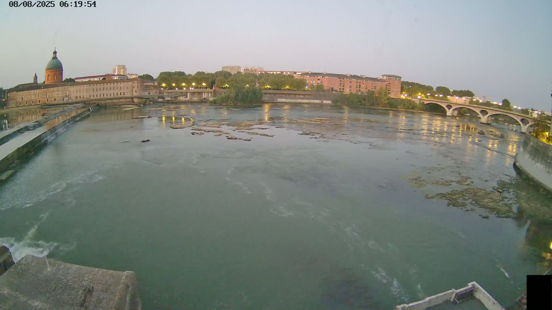 Toulouse City & Garonne River Live Cam - Toulouse, Haute-Garonne, Occitanie, France