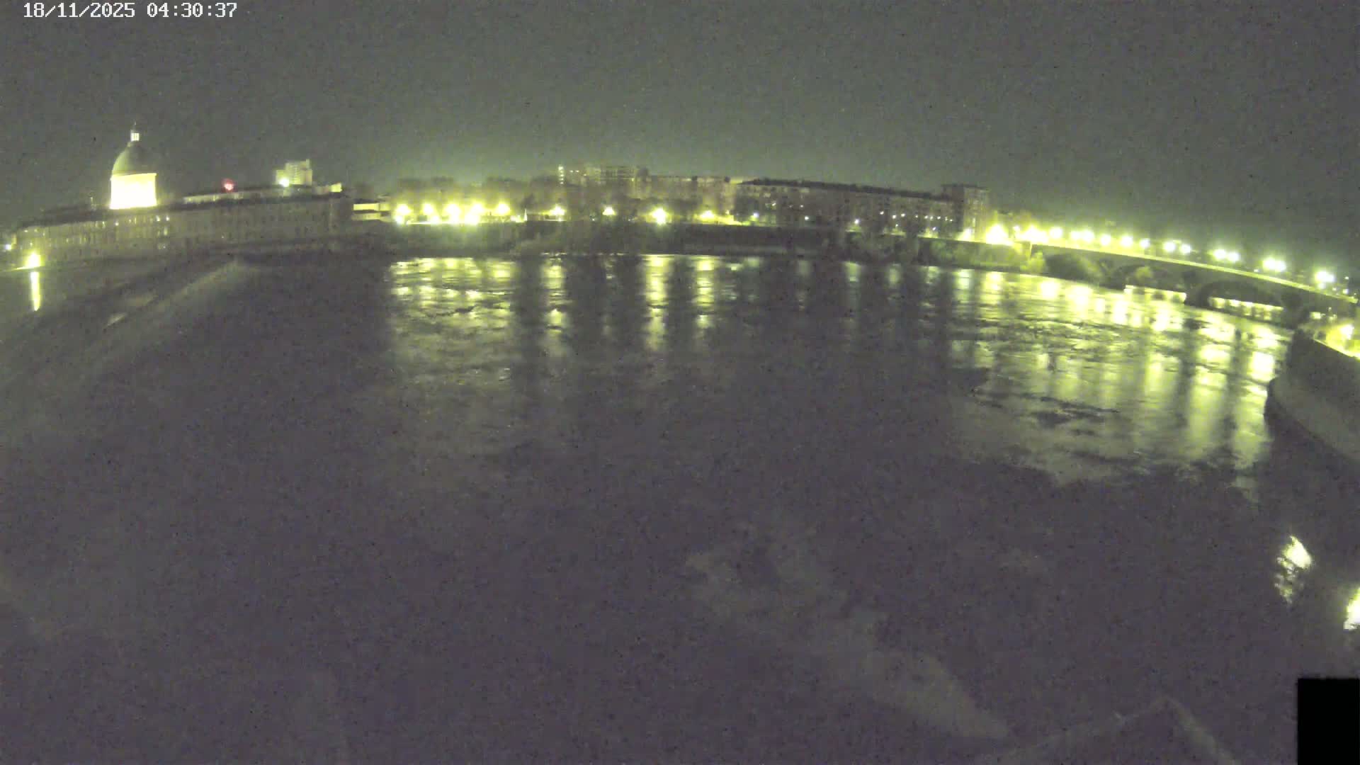 Toulouse City & Garonne River Live Cam - Toulouse, Haute-Garonne, Occitanie, France