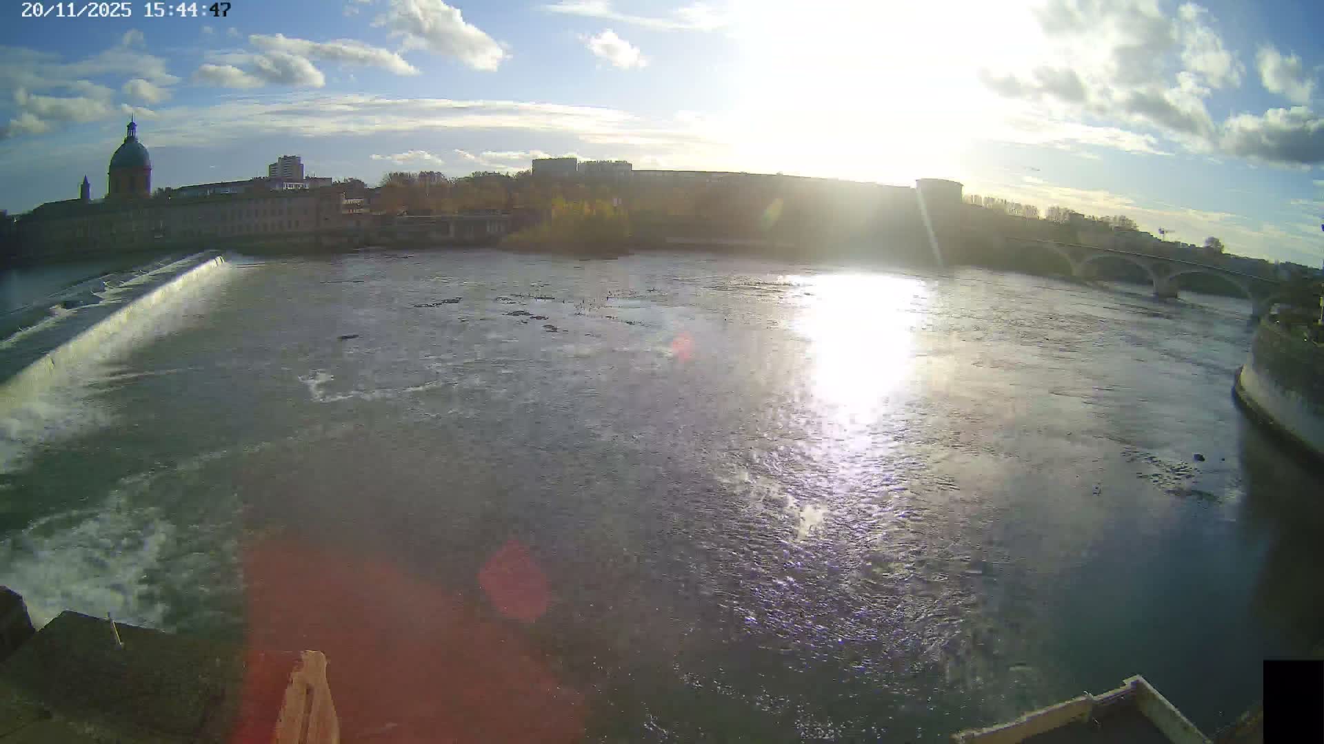 Toulouse City & Garonne River Live Cam - Toulouse, Haute-Garonne, Occitanie, France