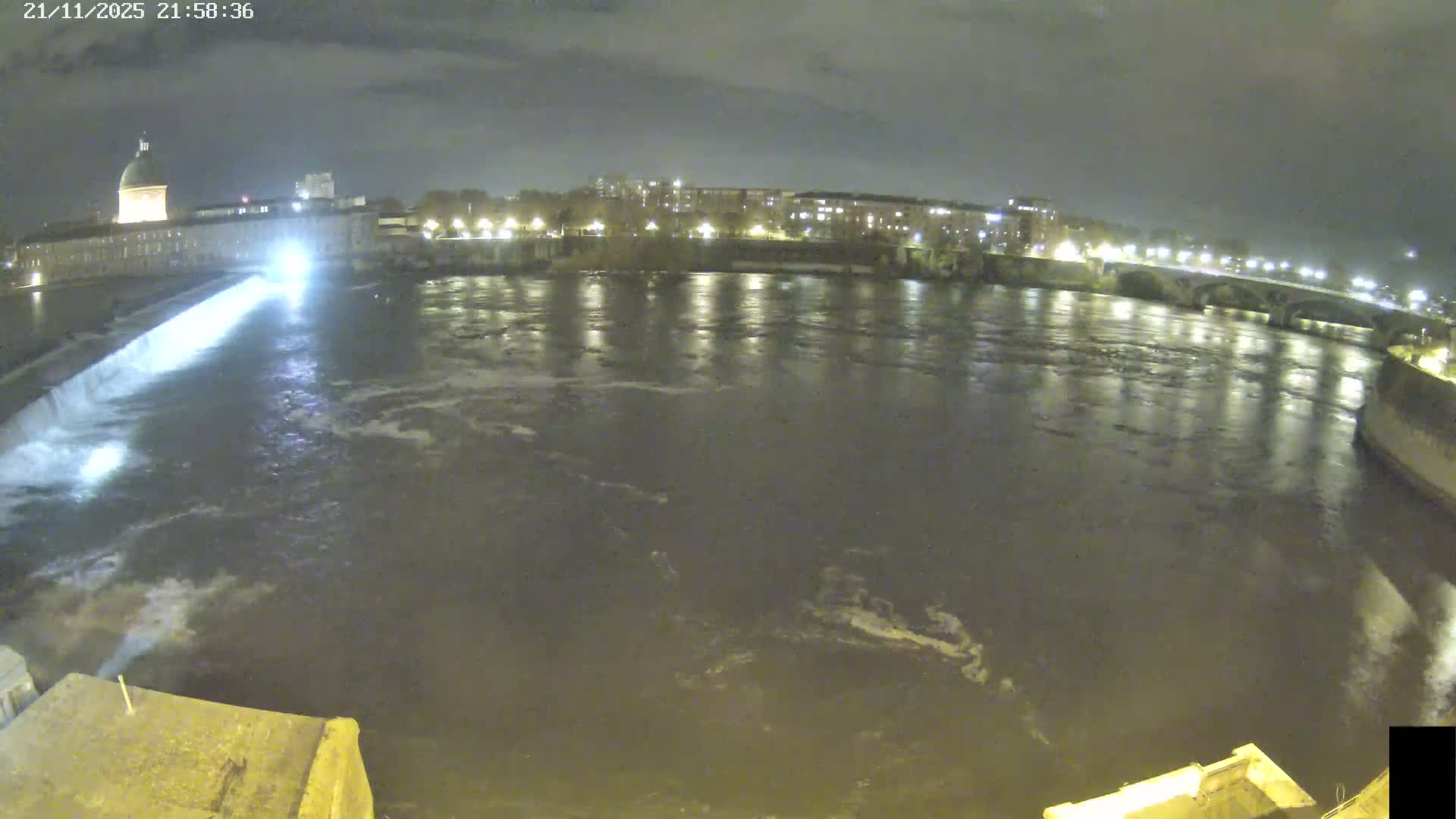 Toulouse City & Garonne River Live Cam - Toulouse, Haute-Garonne, Occitanie, France