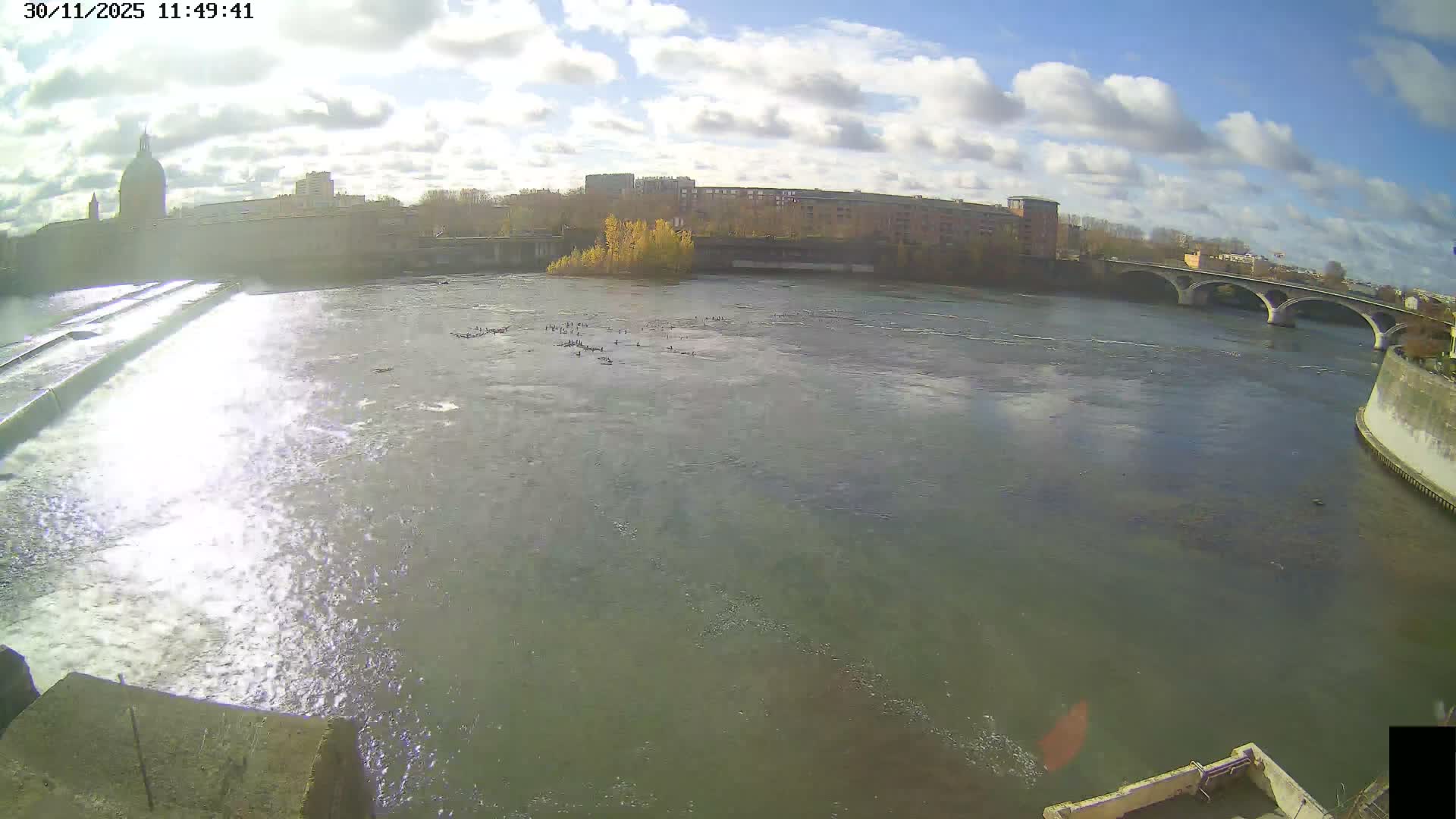 Toulouse City & Garonne River Live Cam - Toulouse, Haute-Garonne, Occitanie, France