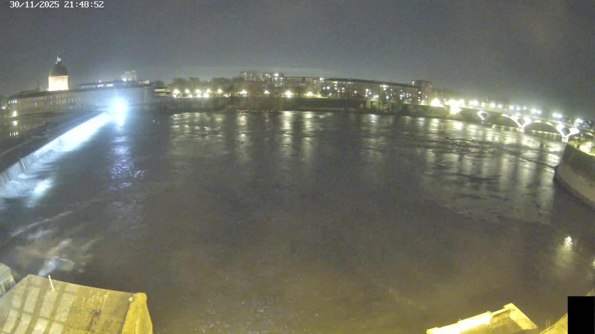 Toulouse City & Garonne River Live Cam - Toulouse, Haute-Garonne, Occitanie, France