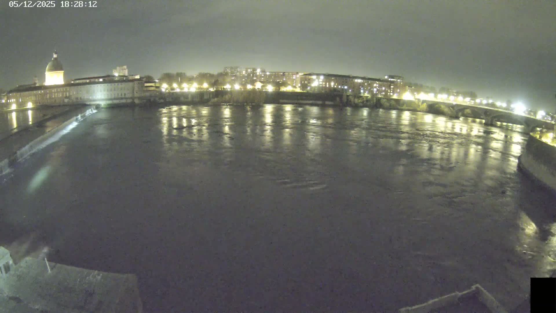 Toulouse City & Garonne River Live Cam - Toulouse, Haute-Garonne, Occitanie, France