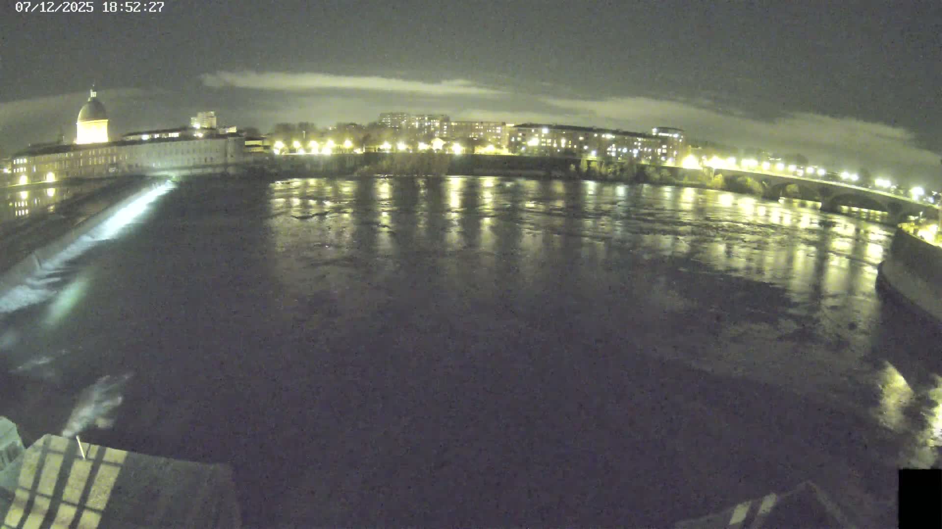 Toulouse City & Garonne River Live Cam - Toulouse, Haute-Garonne, Occitanie, France
