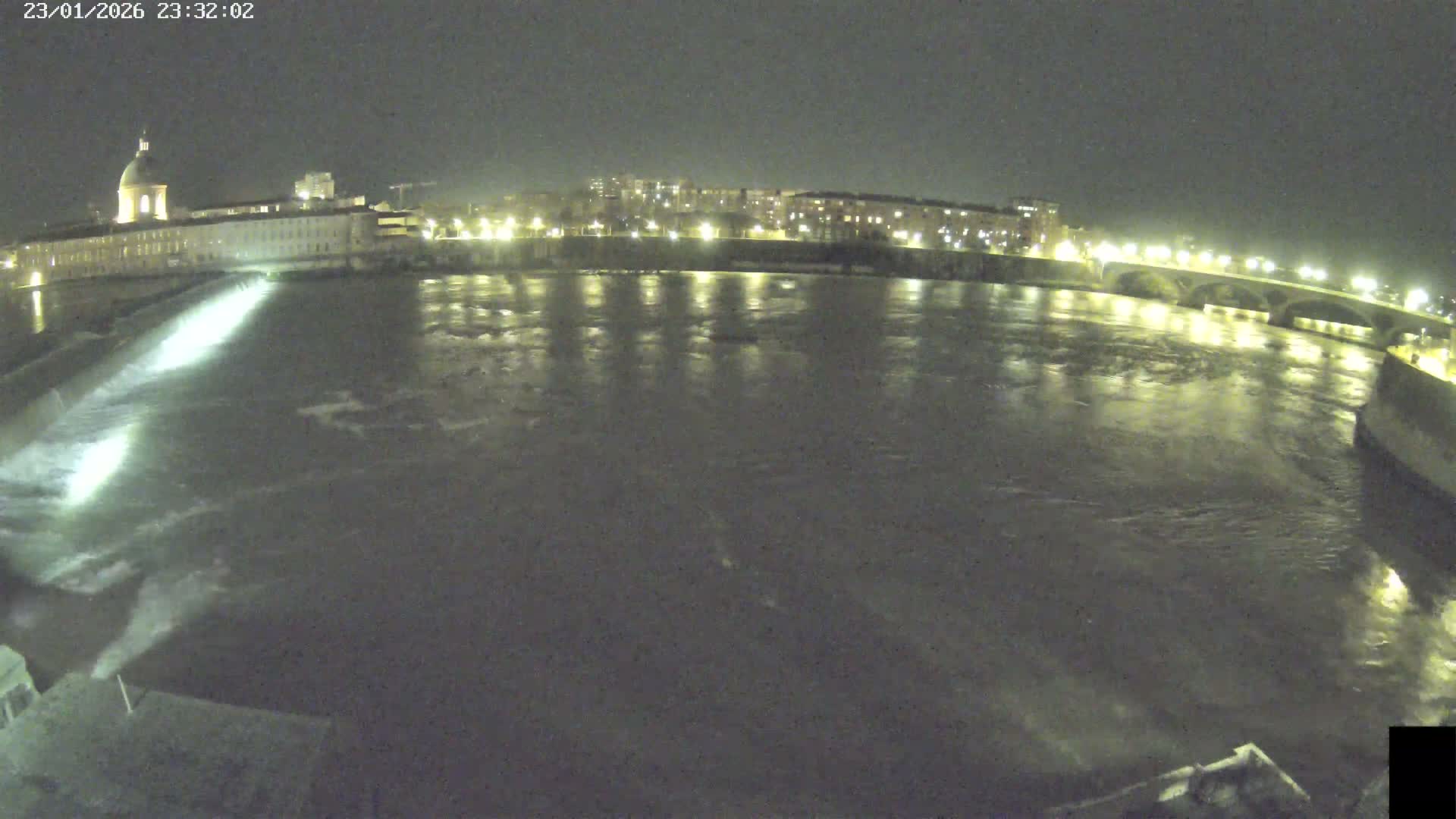 Toulouse City & Garonne River Live Cam - Toulouse, Haute-Garonne, Occitanie, France