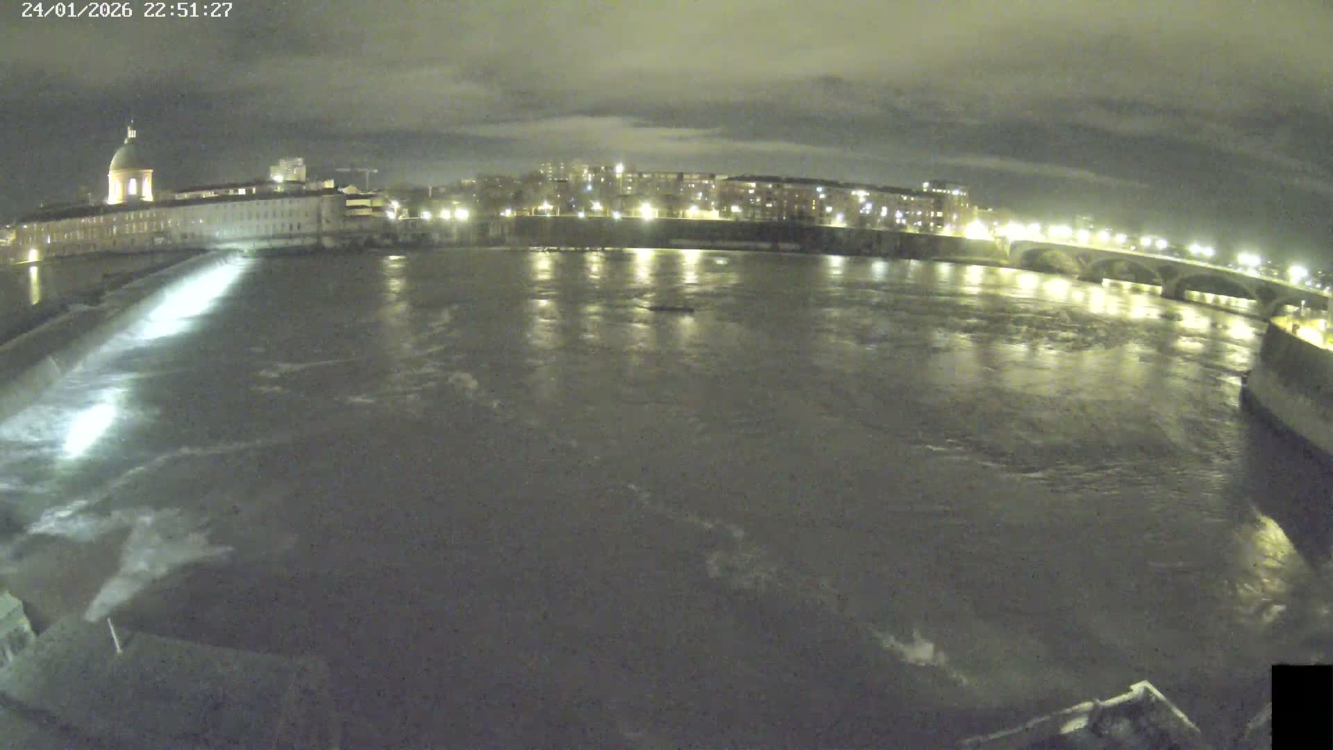 Toulouse City & Garonne River Live Cam - Toulouse, Haute-Garonne, Occitanie, France