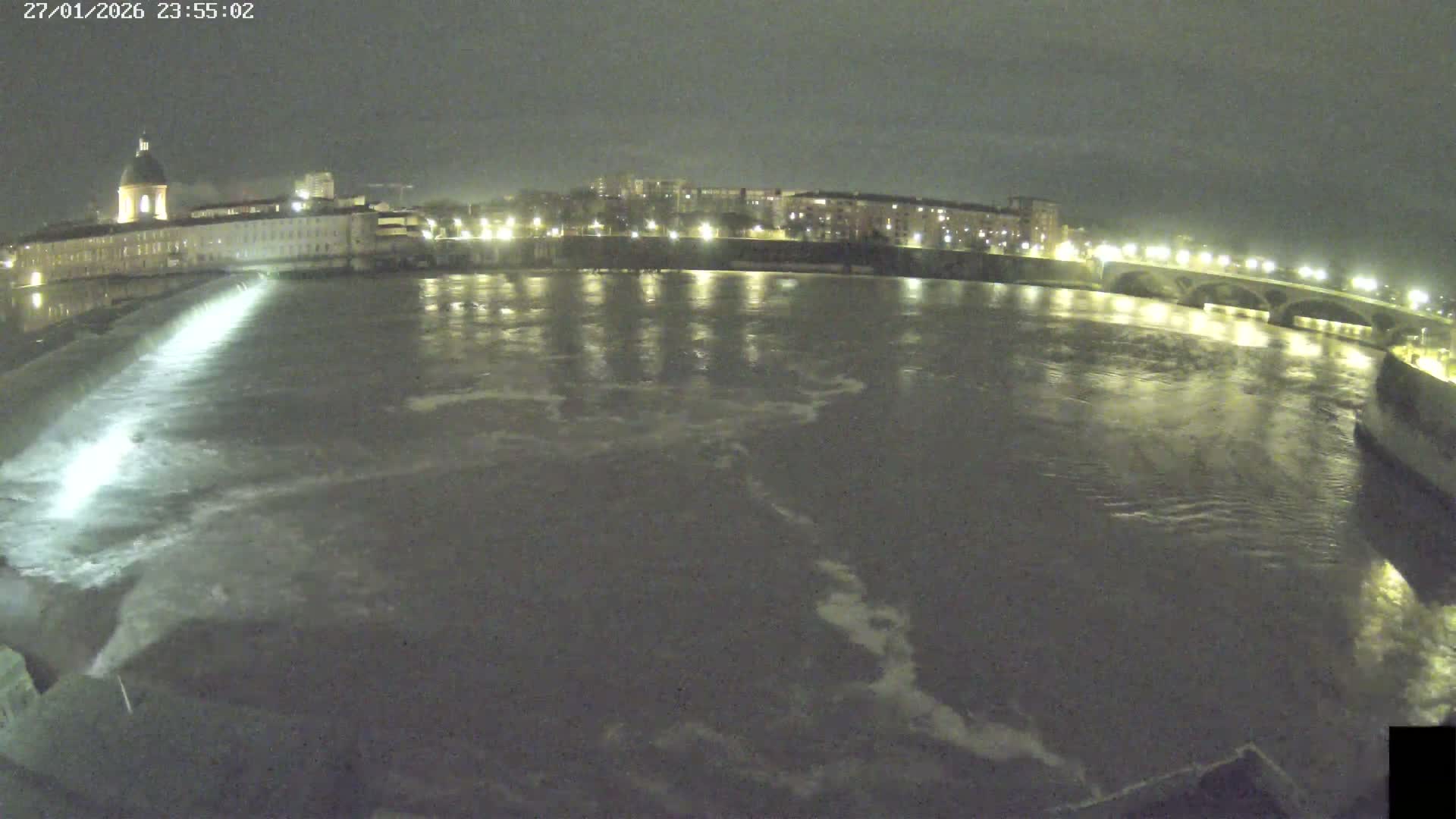 Toulouse City & Garonne River Live Cam - Toulouse, Haute-Garonne, Occitanie, France