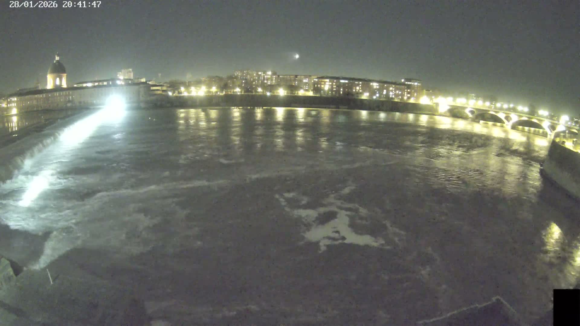 Toulouse City & Garonne River Live Cam - Toulouse, Haute-Garonne, Occitanie, France