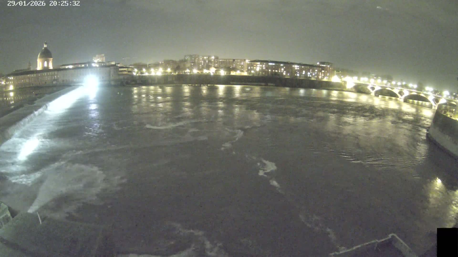 Toulouse City & Garonne River Live Cam - Toulouse, Haute-Garonne, Occitanie, France