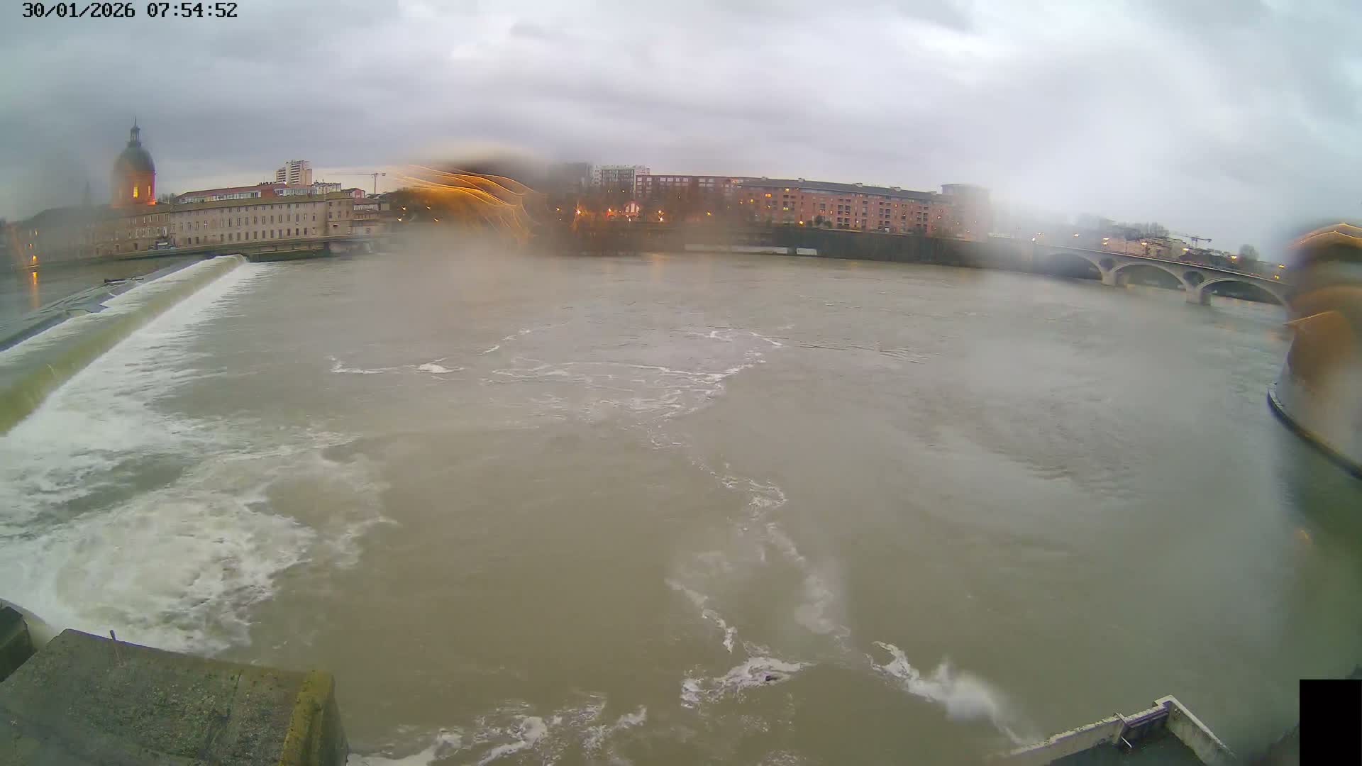 Toulouse City & Garonne River Live Cam - Toulouse, Haute-Garonne, Occitanie, France
