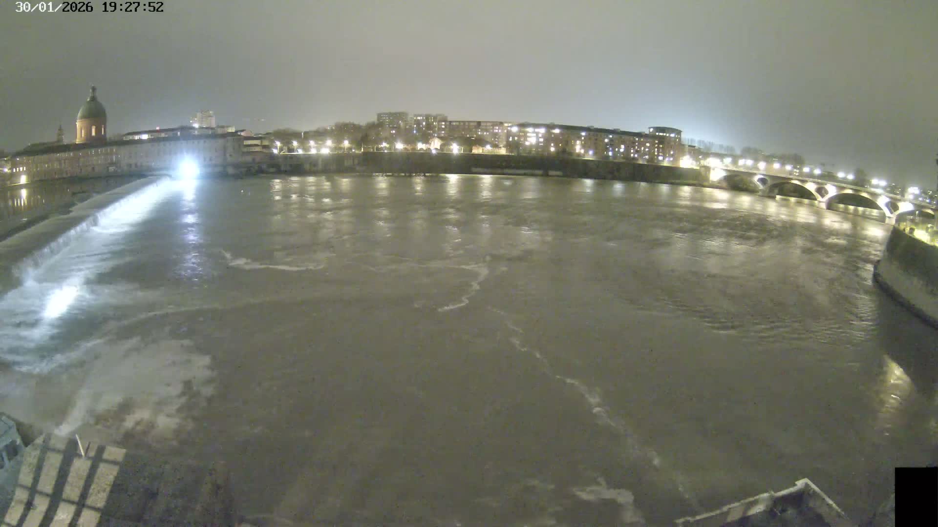 Toulouse City & Garonne River Live Cam - Toulouse, Haute-Garonne, Occitanie, France