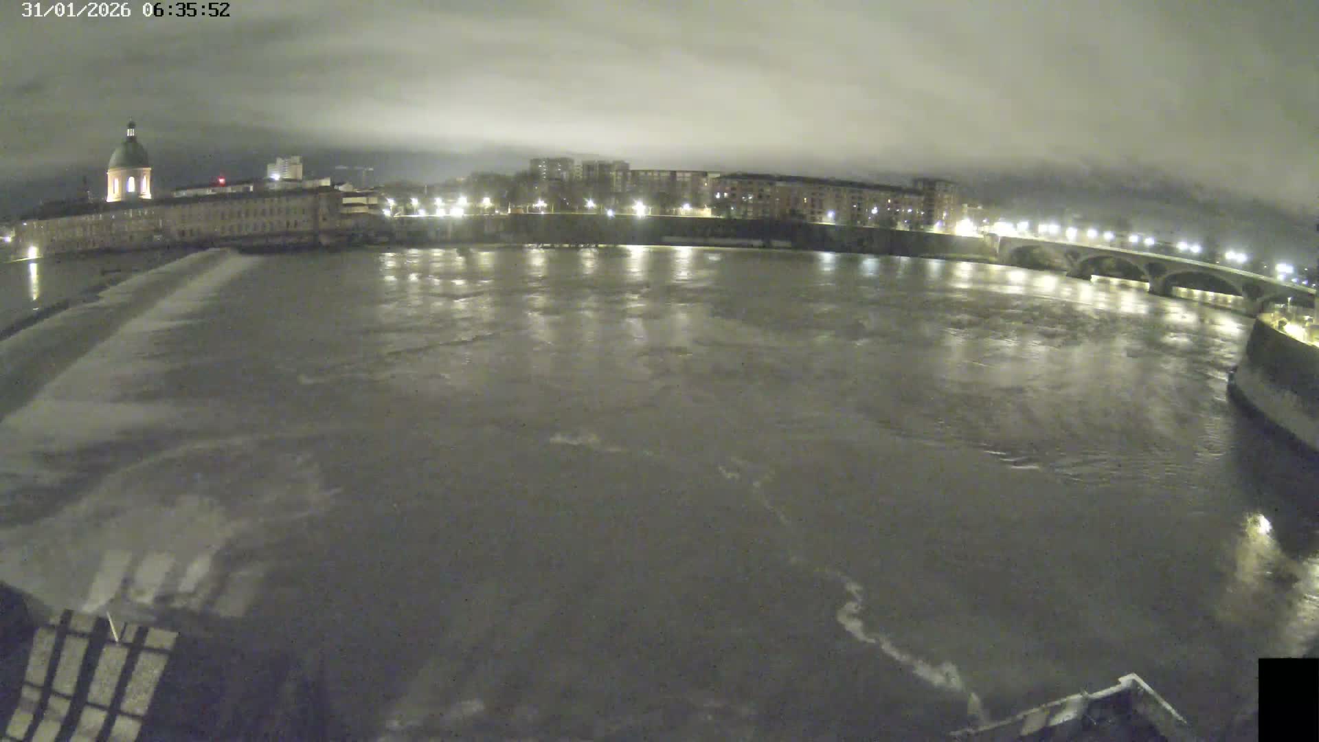 Toulouse City & Garonne River Live Cam - Toulouse, Haute-Garonne, Occitanie, France
