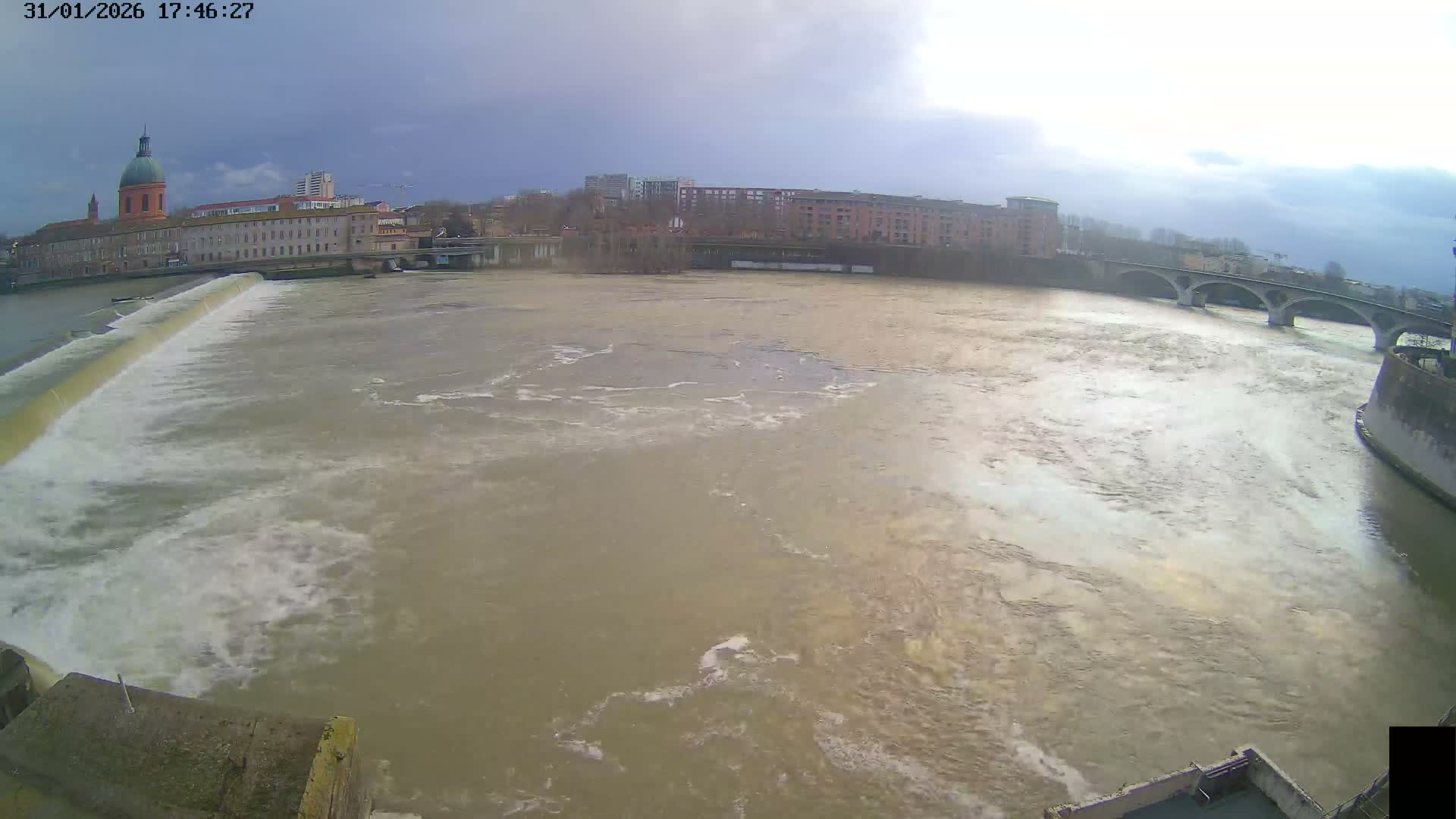 Toulouse City & Garonne River Live Cam - Toulouse, Haute-Garonne, Occitanie, France
