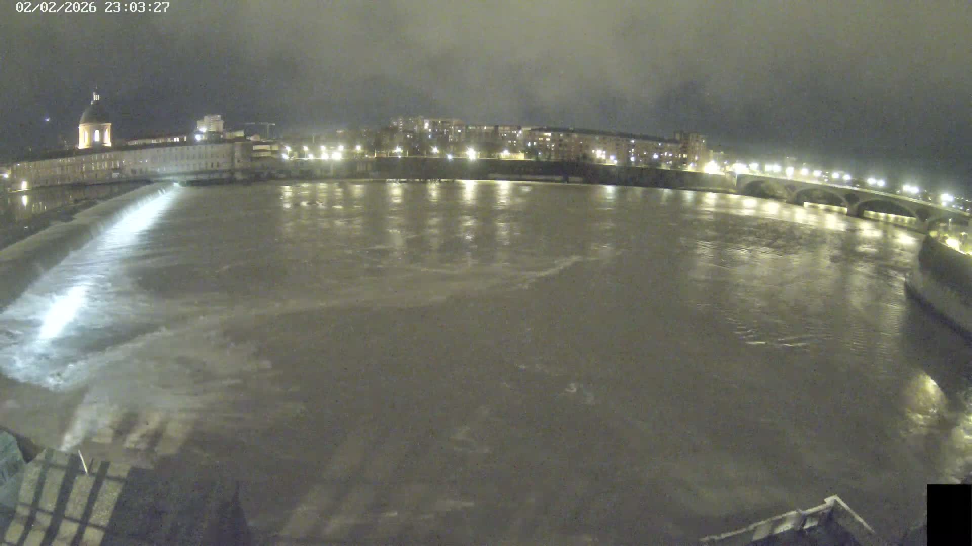 Toulouse City & Garonne River Live Cam - Toulouse, Haute-Garonne, Occitanie, France