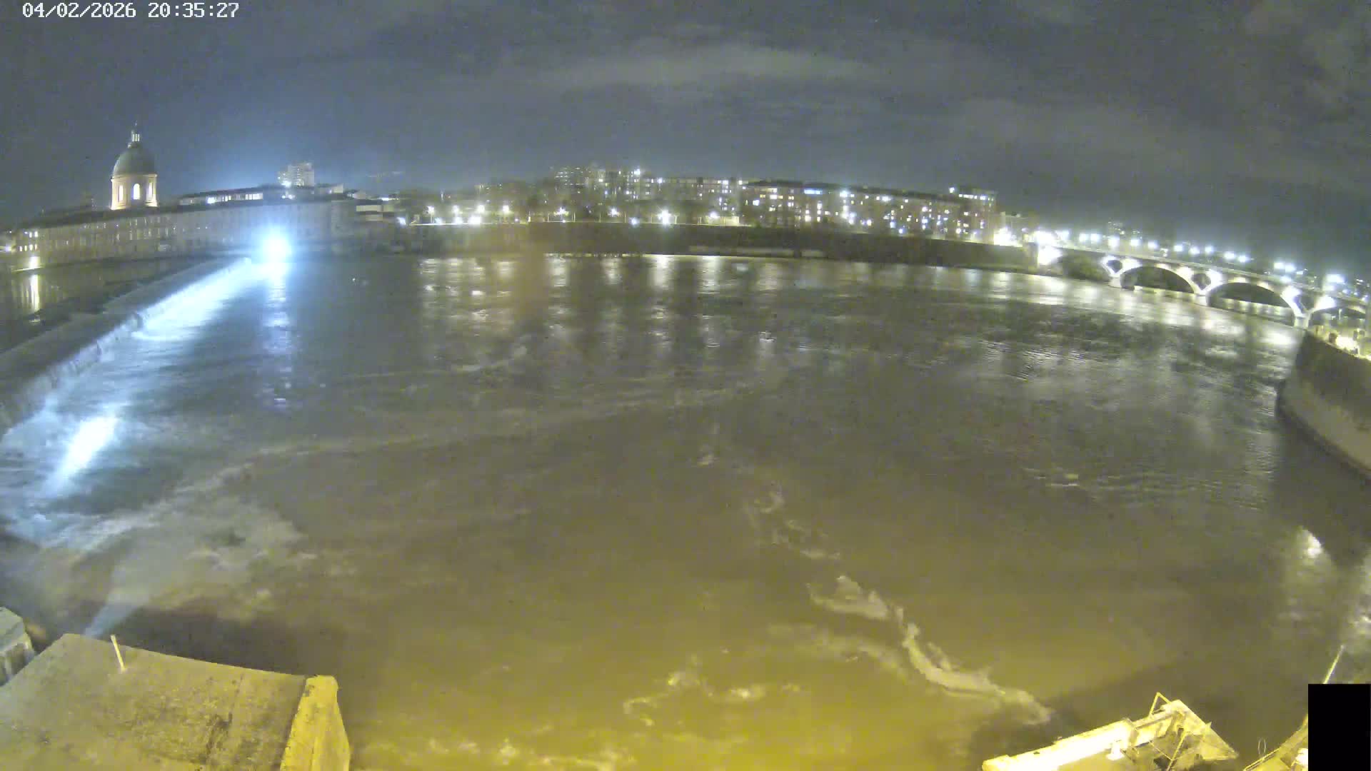 Toulouse City & Garonne River Live Cam - Toulouse, Haute-Garonne, Occitanie, France