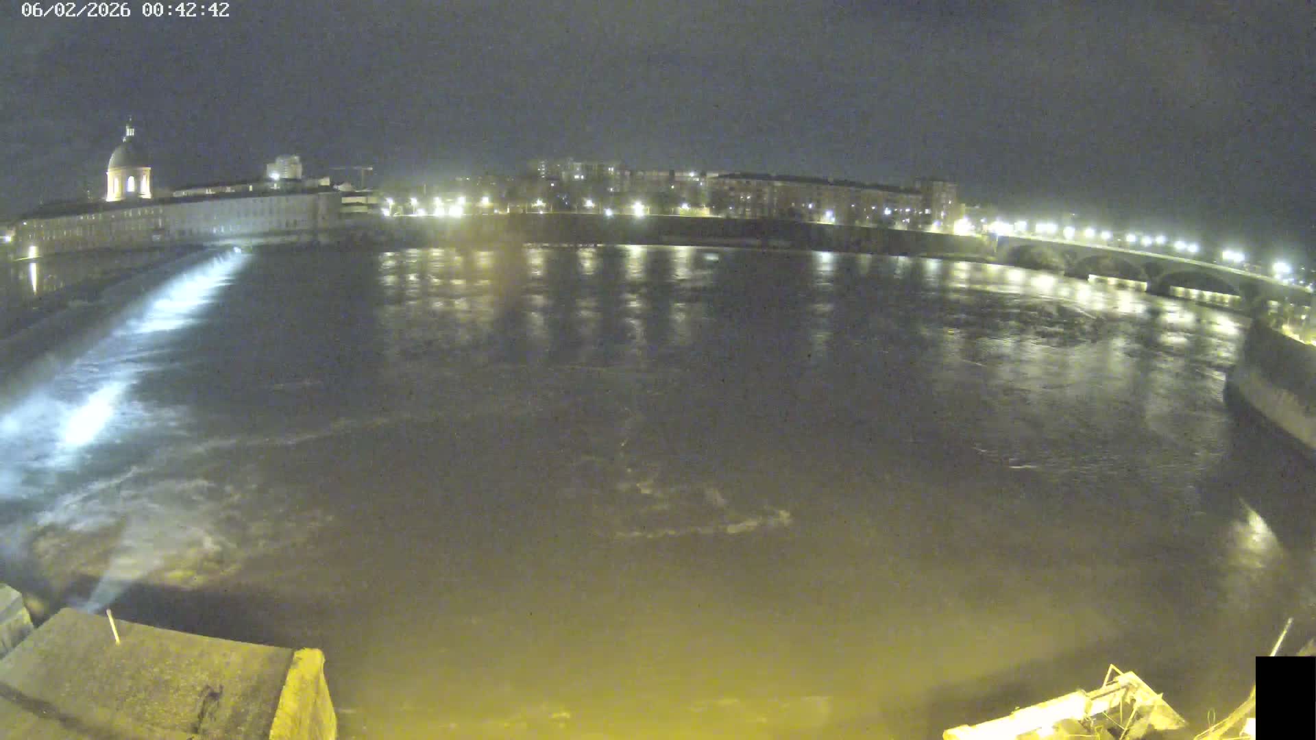 Toulouse City & Garonne River Live Cam - Toulouse, Haute-Garonne, Occitanie, France