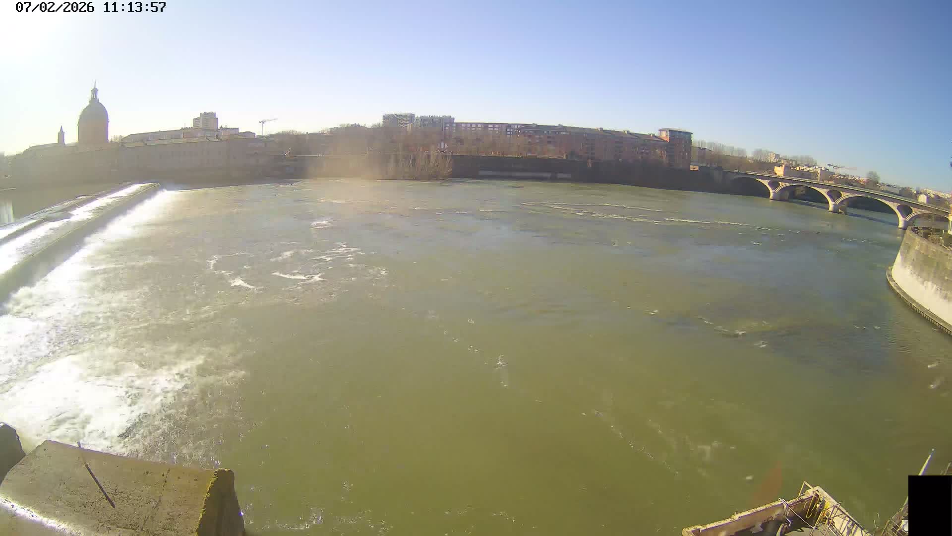 Toulouse City & Garonne River Live Cam - Toulouse, Haute-Garonne, Occitanie, France