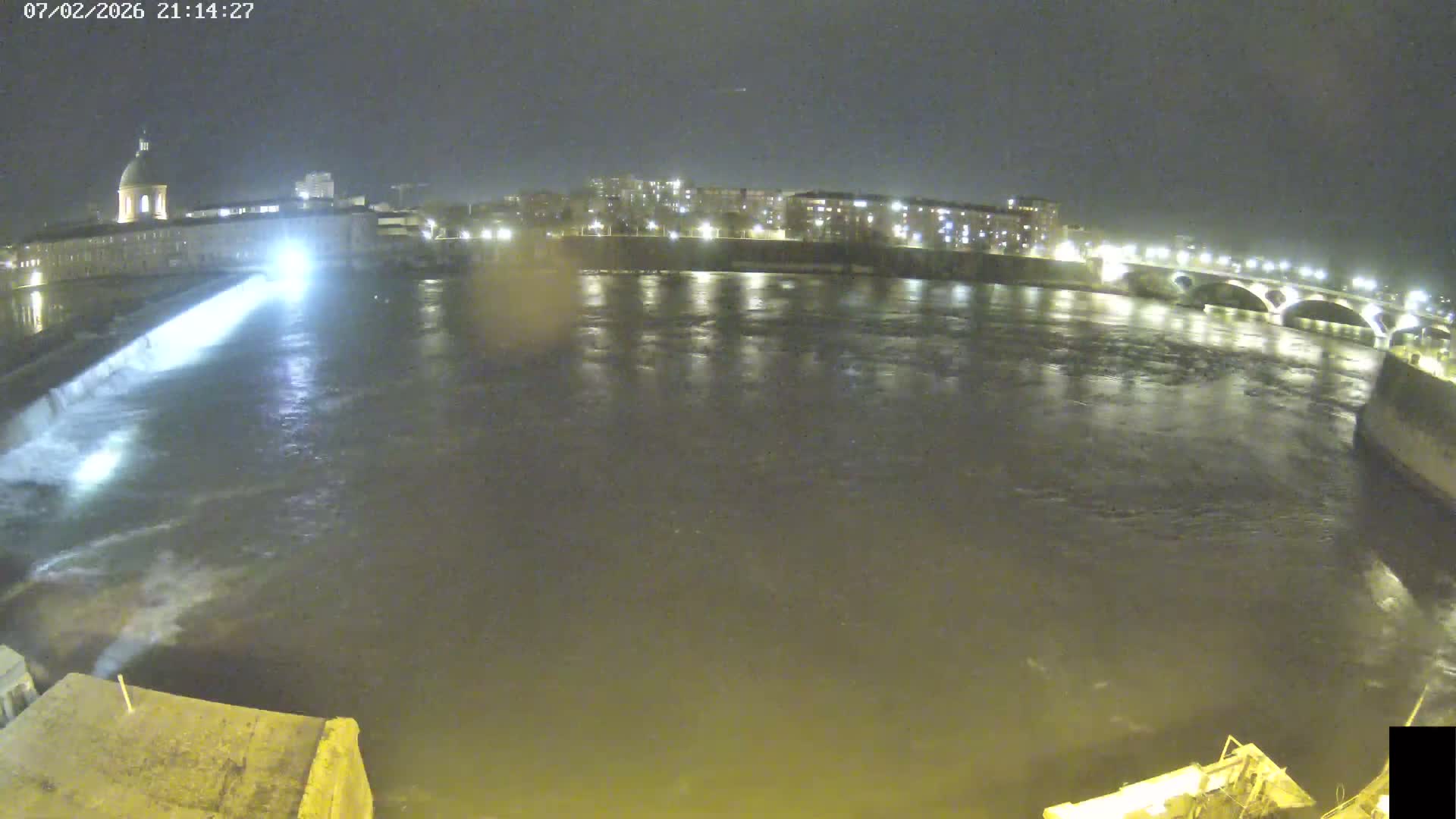 Toulouse City & Garonne River Live Cam - Toulouse, Haute-Garonne, Occitanie, France