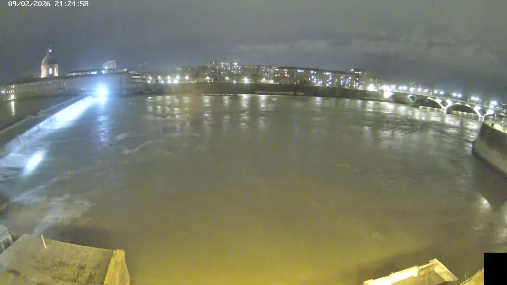 Toulouse City & Garonne River Live Cam - Toulouse, Haute-Garonne, Occitanie, France
