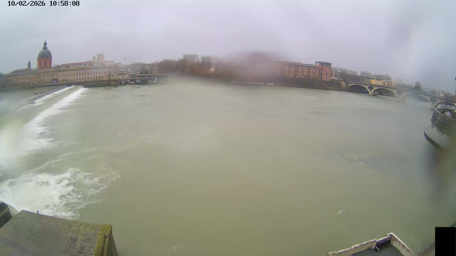 Toulouse City & Garonne River Live Cam - Toulouse, Haute-Garonne, Occitanie, France