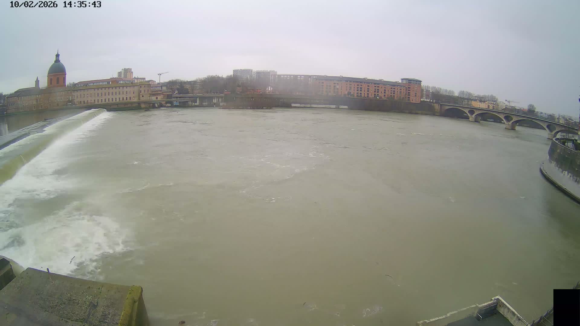 Toulouse City & Garonne River Live Cam - Toulouse, Haute-Garonne, Occitanie, France