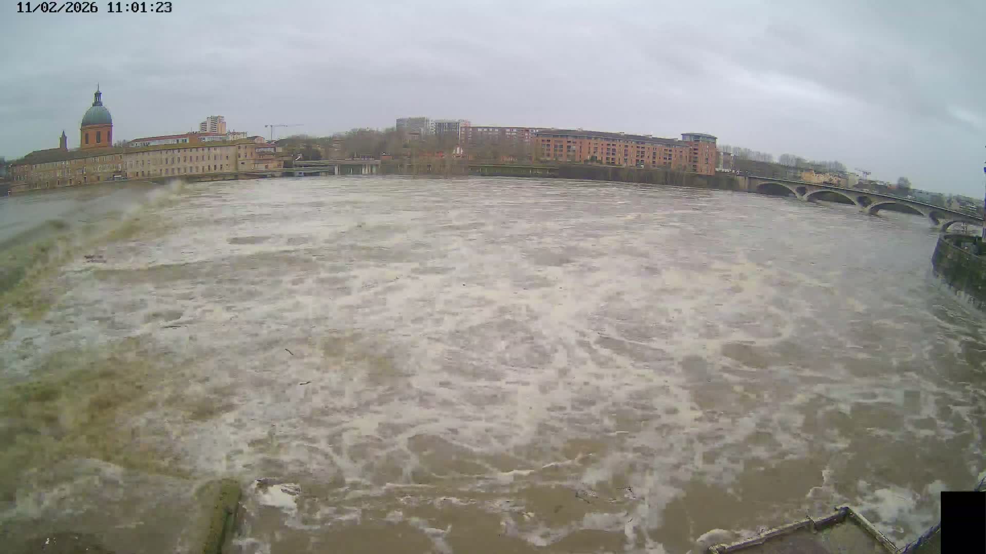 Toulouse City & Garonne River Live Cam - Toulouse, Haute-Garonne, Occitanie, France