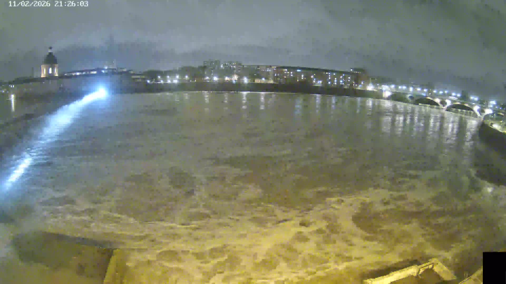 Toulouse City & Garonne River Live Cam - Toulouse, Haute-Garonne, Occitanie, France
