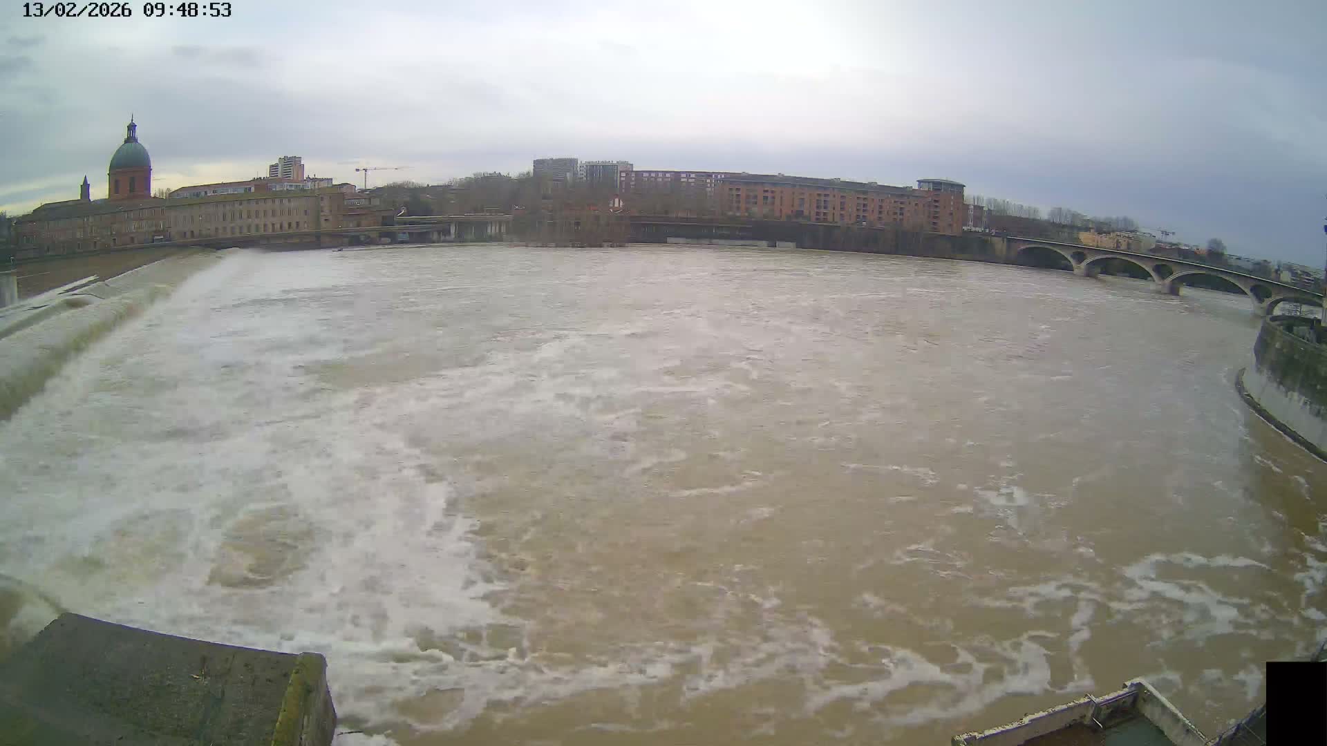 Toulouse City & Garonne River Live Cam - Toulouse, Haute-Garonne, Occitanie, France