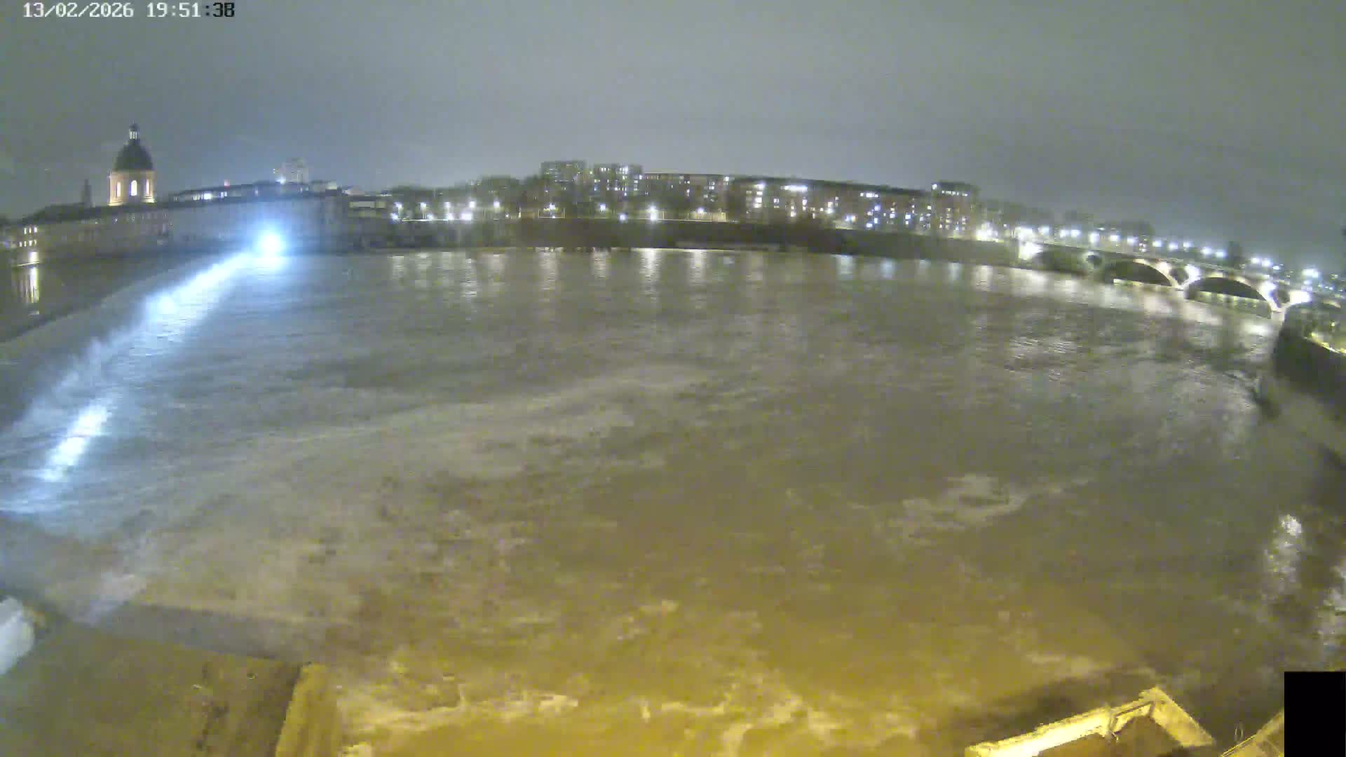 Toulouse City & Garonne River Live Cam - Toulouse, Haute-Garonne, Occitanie, France