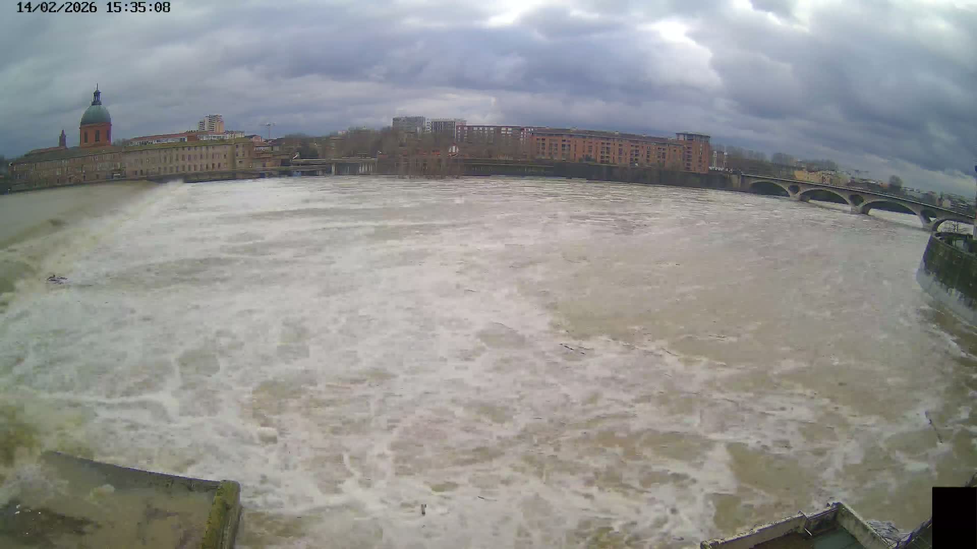 Toulouse City & Garonne River Live Cam - Toulouse, Haute-Garonne, Occitanie, France