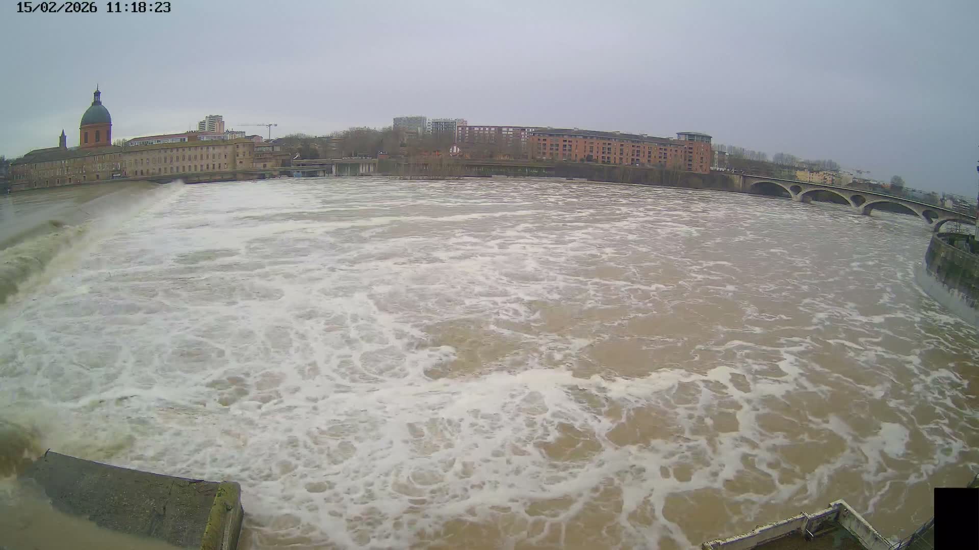 Toulouse City & Garonne River Live Cam - Toulouse, Haute-Garonne, Occitanie, France