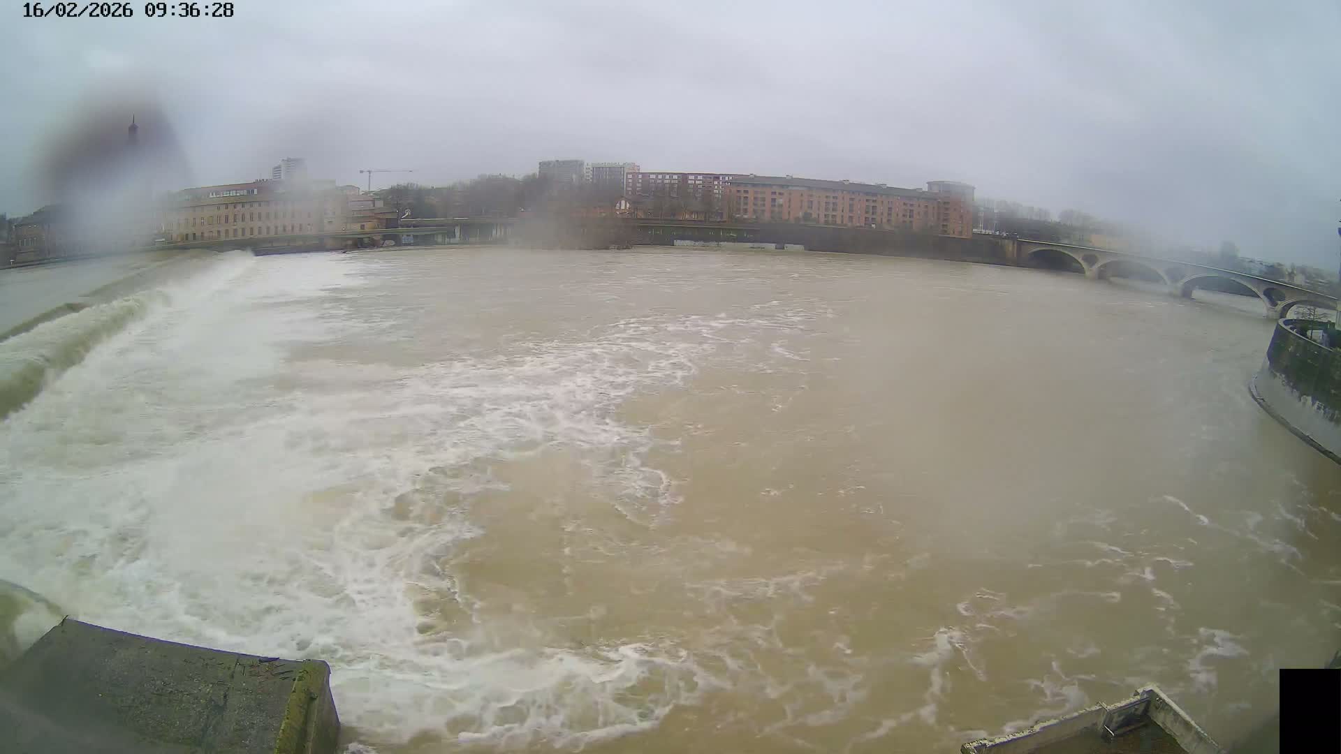 Toulouse City & Garonne River Live Cam - Toulouse, Haute-Garonne, Occitanie, France